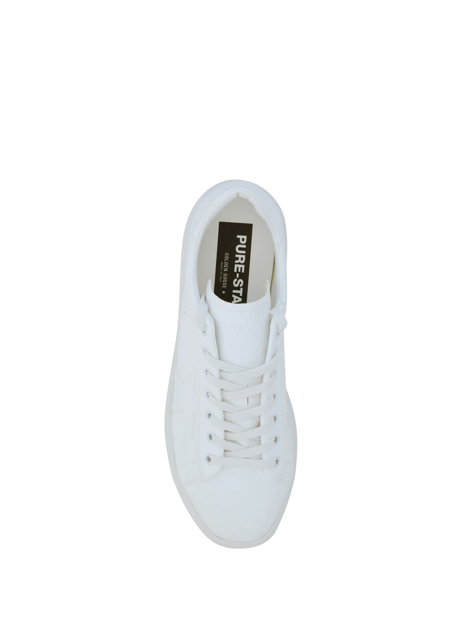 Shop Golden Goose Pure Star Sneakers In Optic White