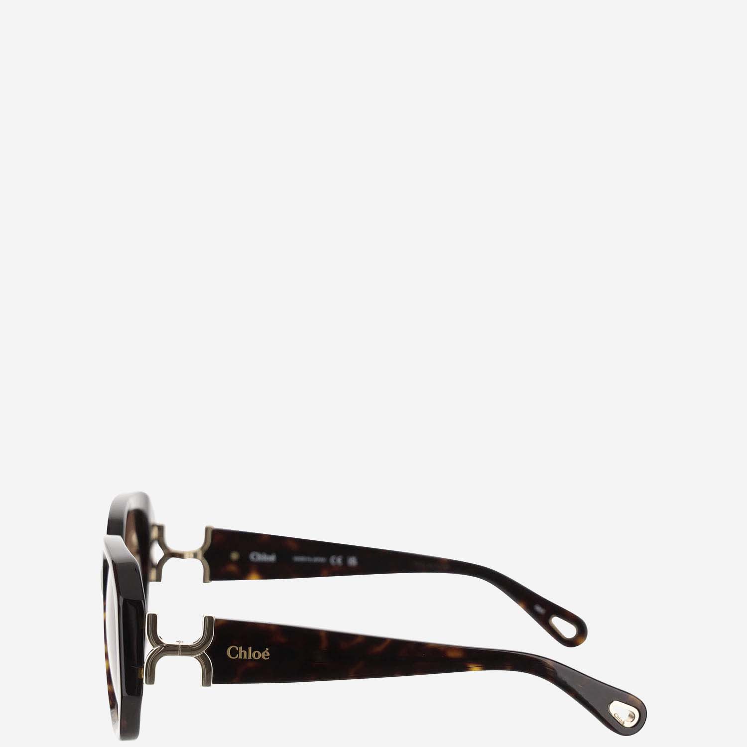 Shop Chloé Logo Tortoiseshell Sunglasses In Red