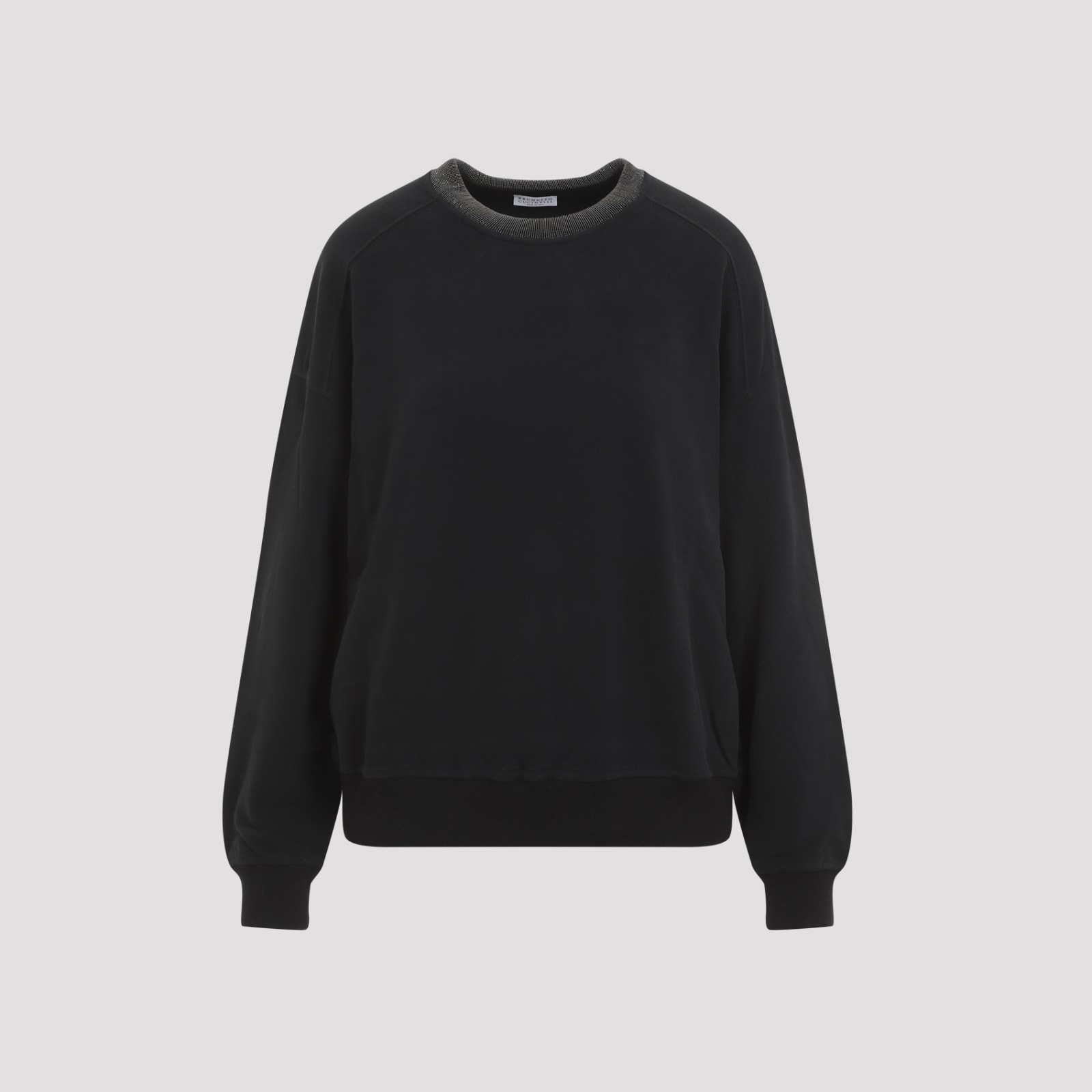 Shop Brunello Cucinelli Monile Sweatshirt In Black