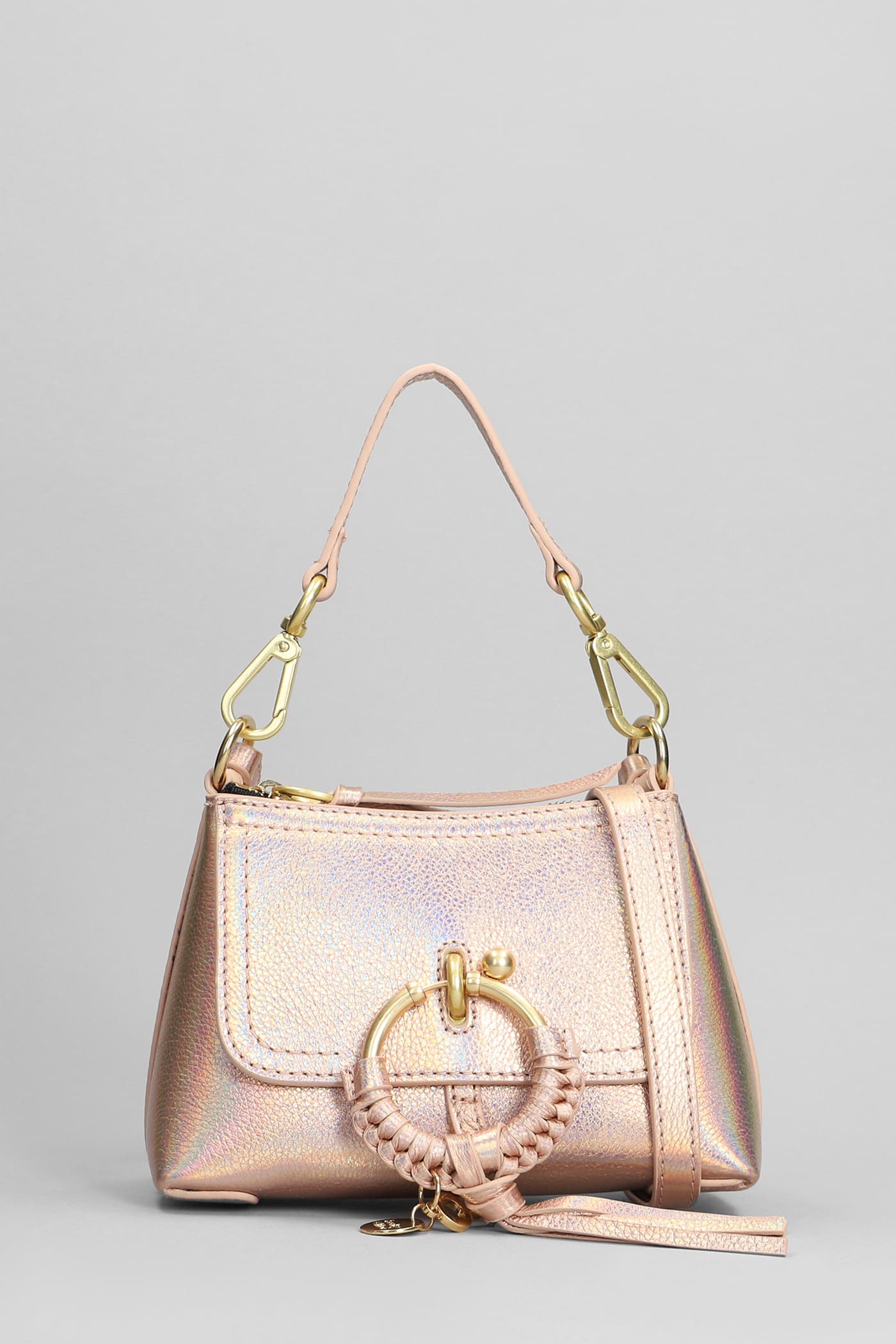 See by Chloé Joan Mini Shoulder Bag In Rose-pink Leather