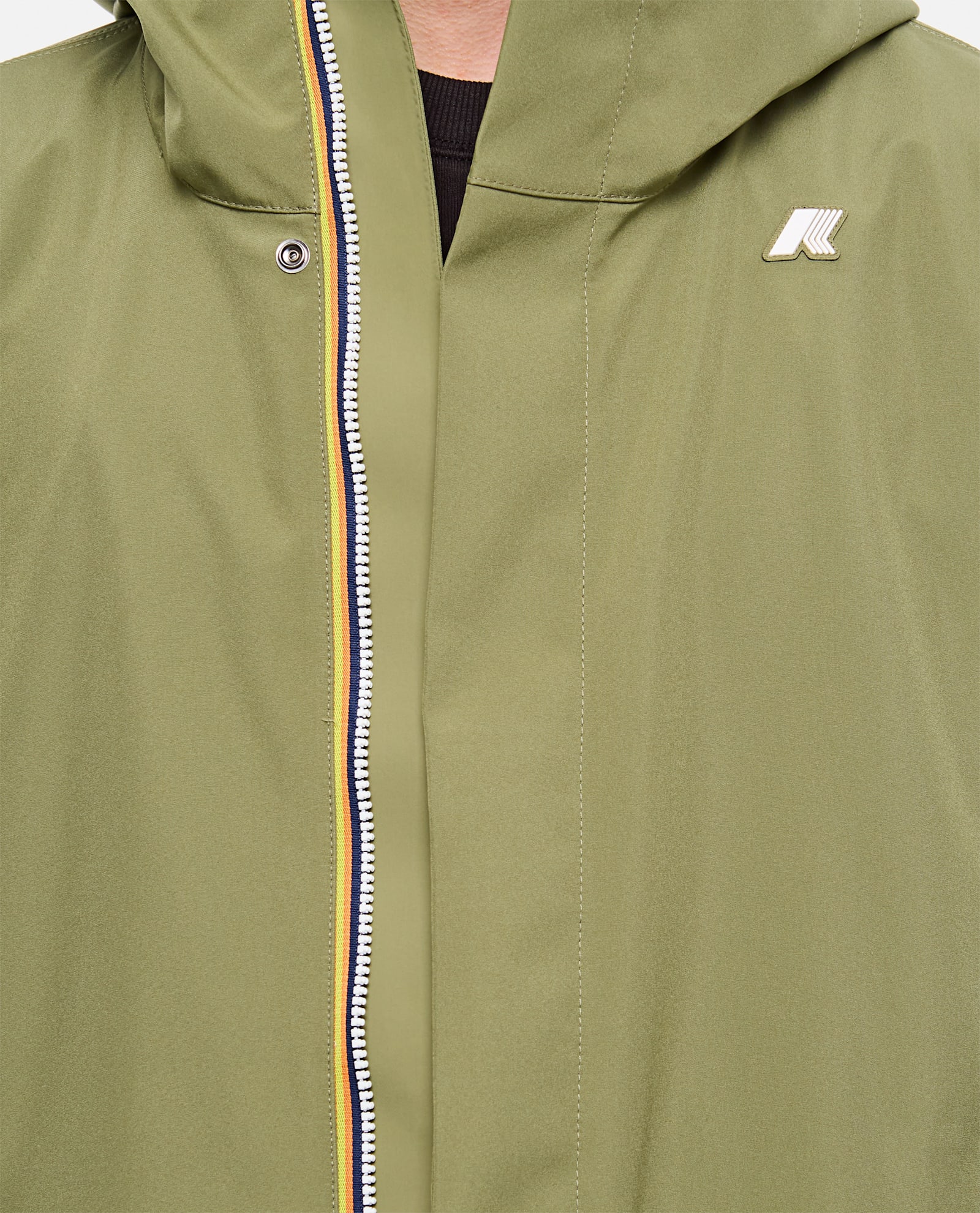 K-way Jacket Tommy Bonded In Green