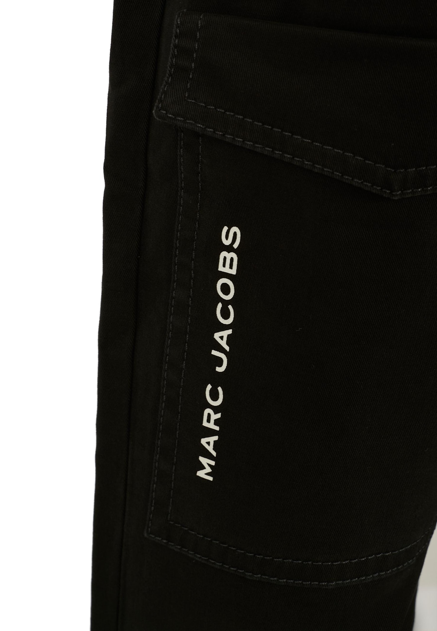 Marc Jacobs Black Trousers For Boy With Logo In Black