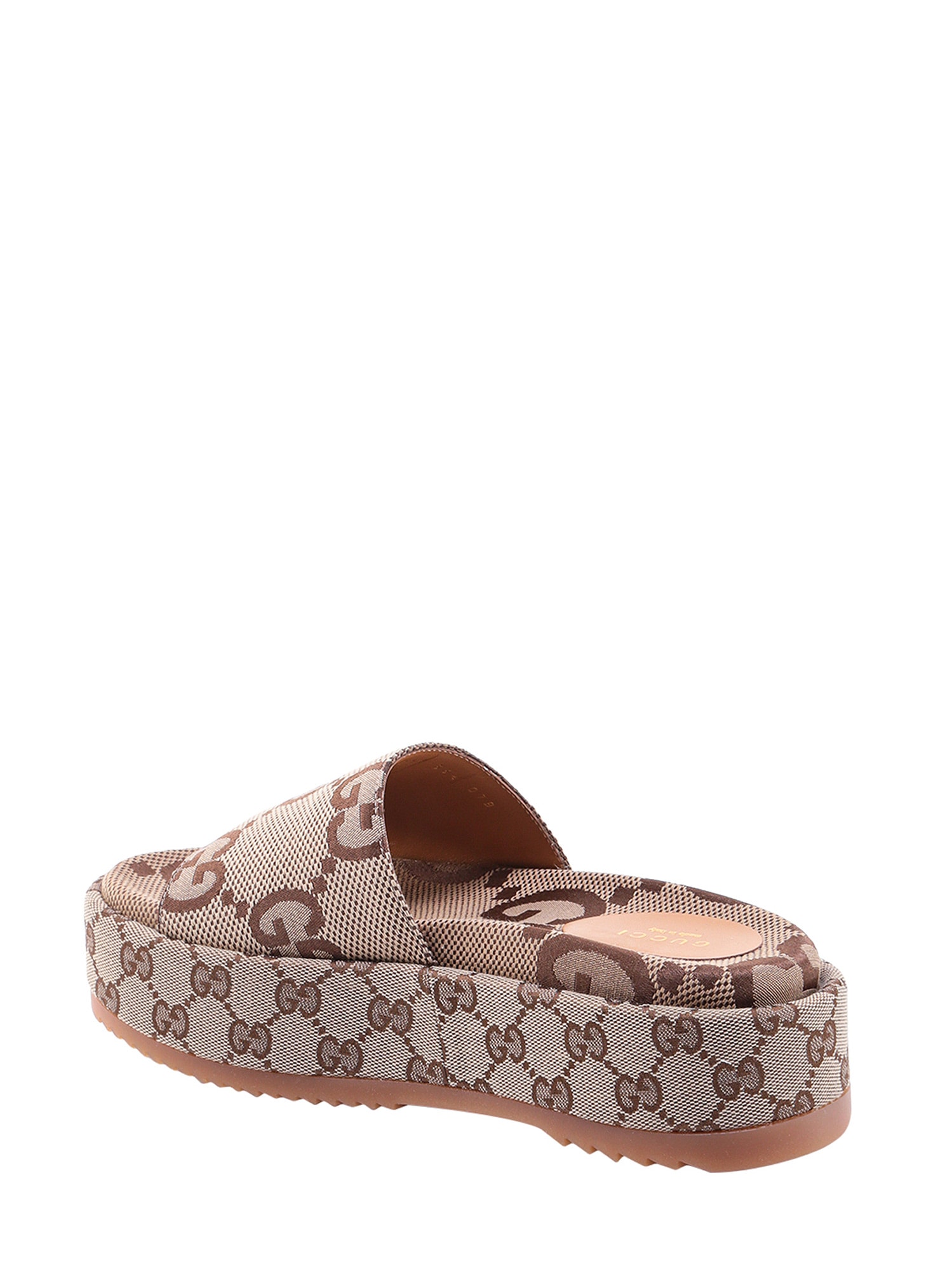 Gucci Camel Flat In Beige