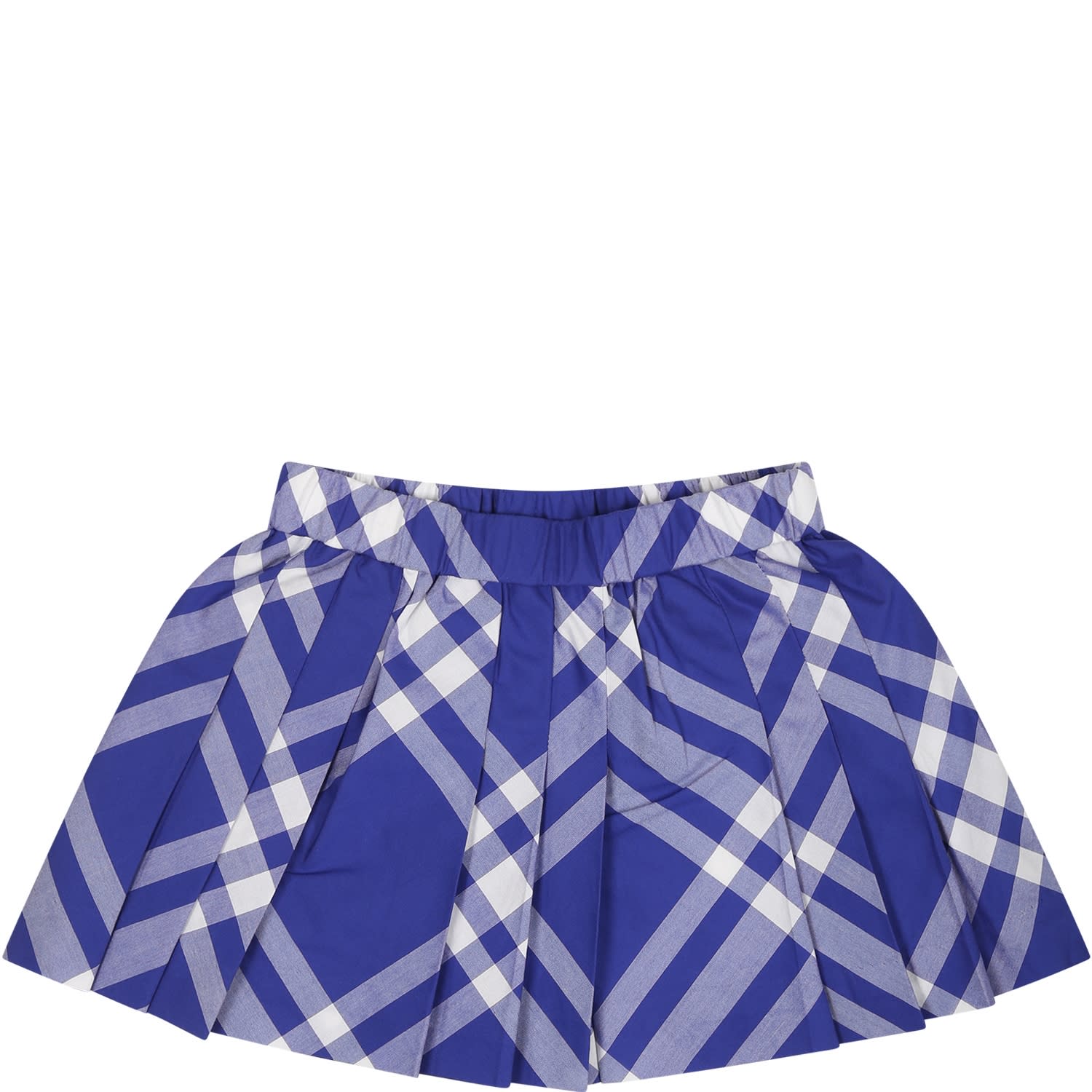 Burberry Blue Skirt For Baby Girl