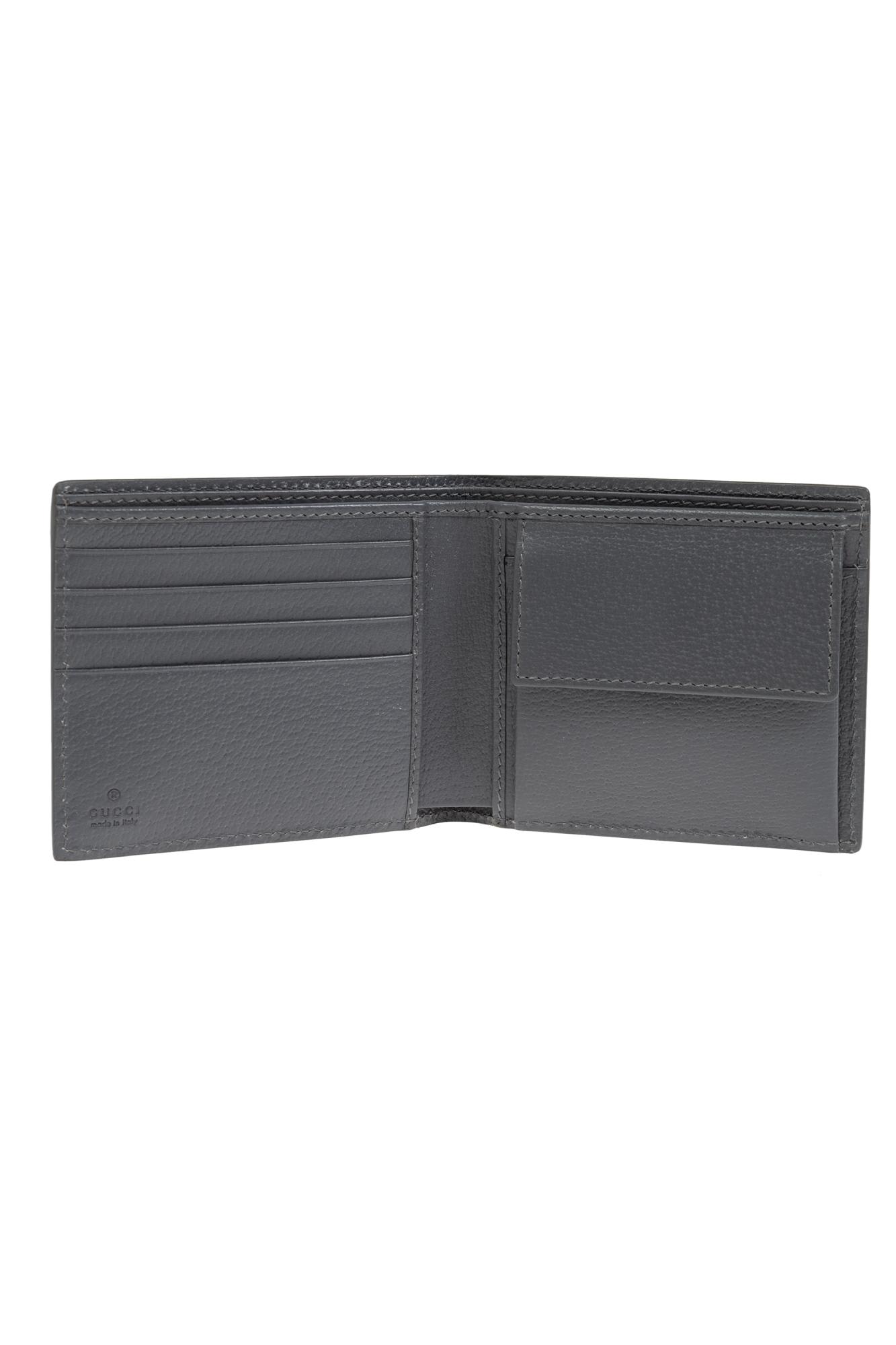 Gucci Wallet Made Of Gg Supreme Canvas In Black