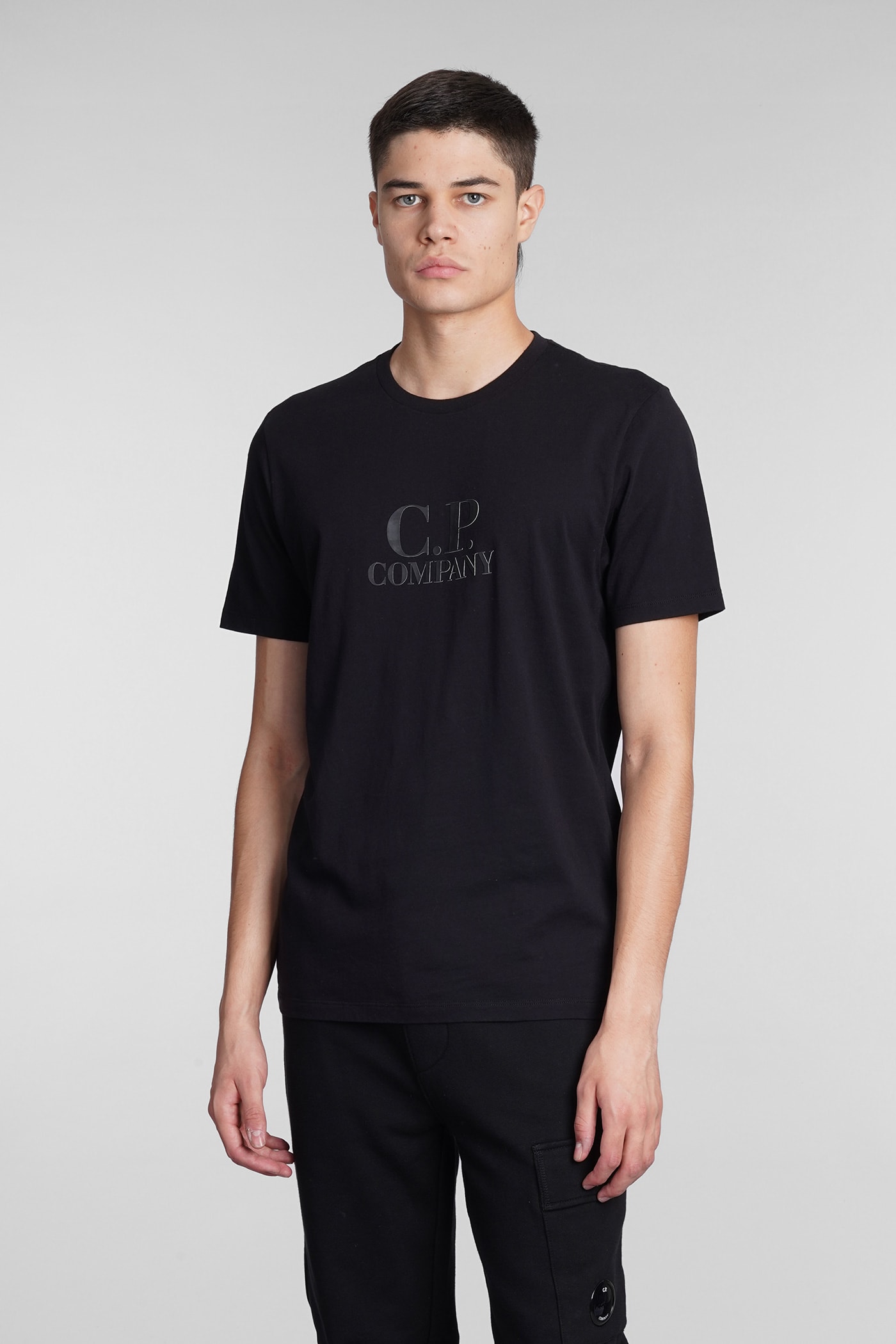 C.P. Company T-shirt In Black Jersey