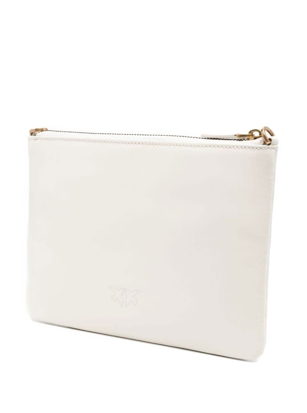 Pinko Shoulder Bag With Logo Plaque In White