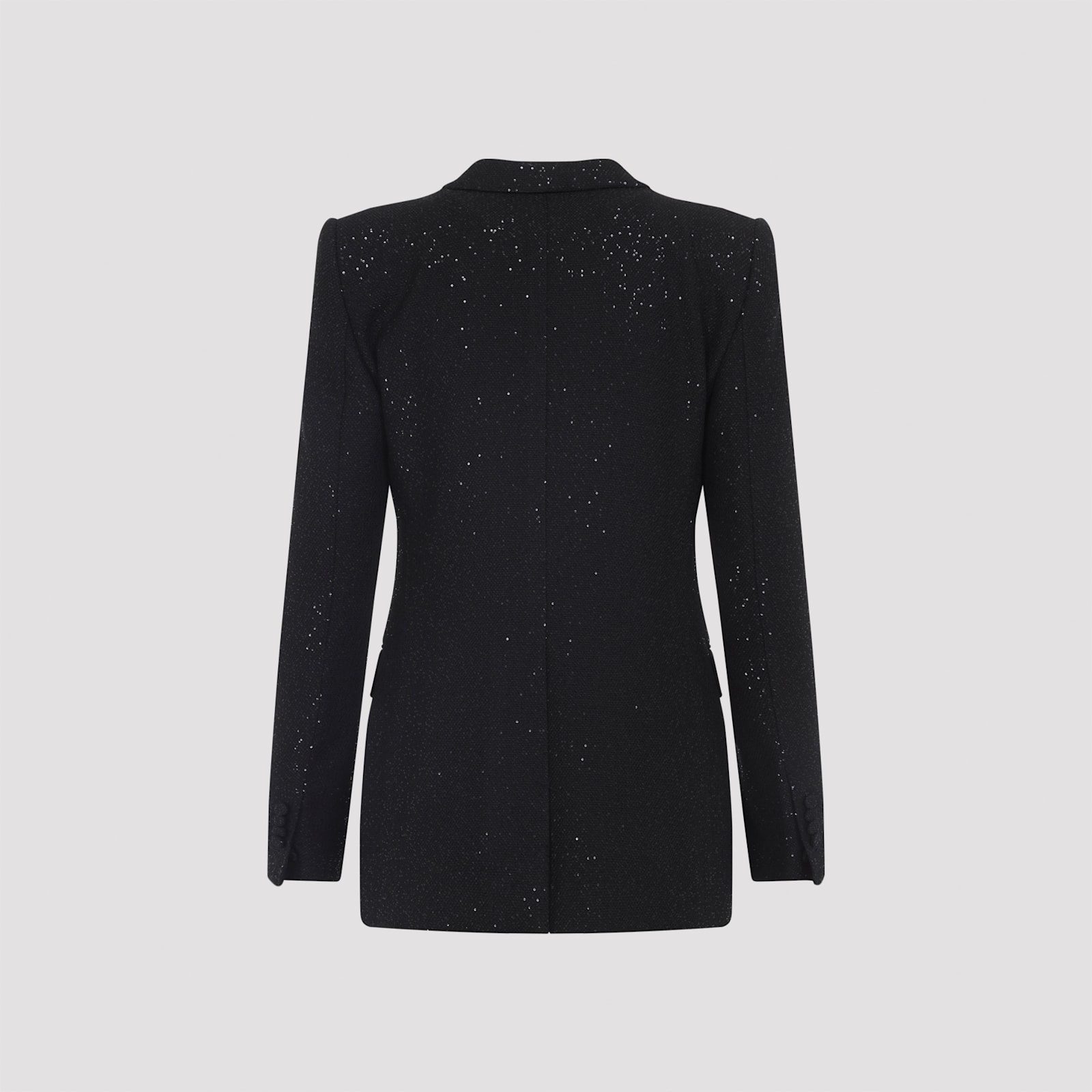 Tom Ford Sequin-embellished Wool-blend Blazer In Black