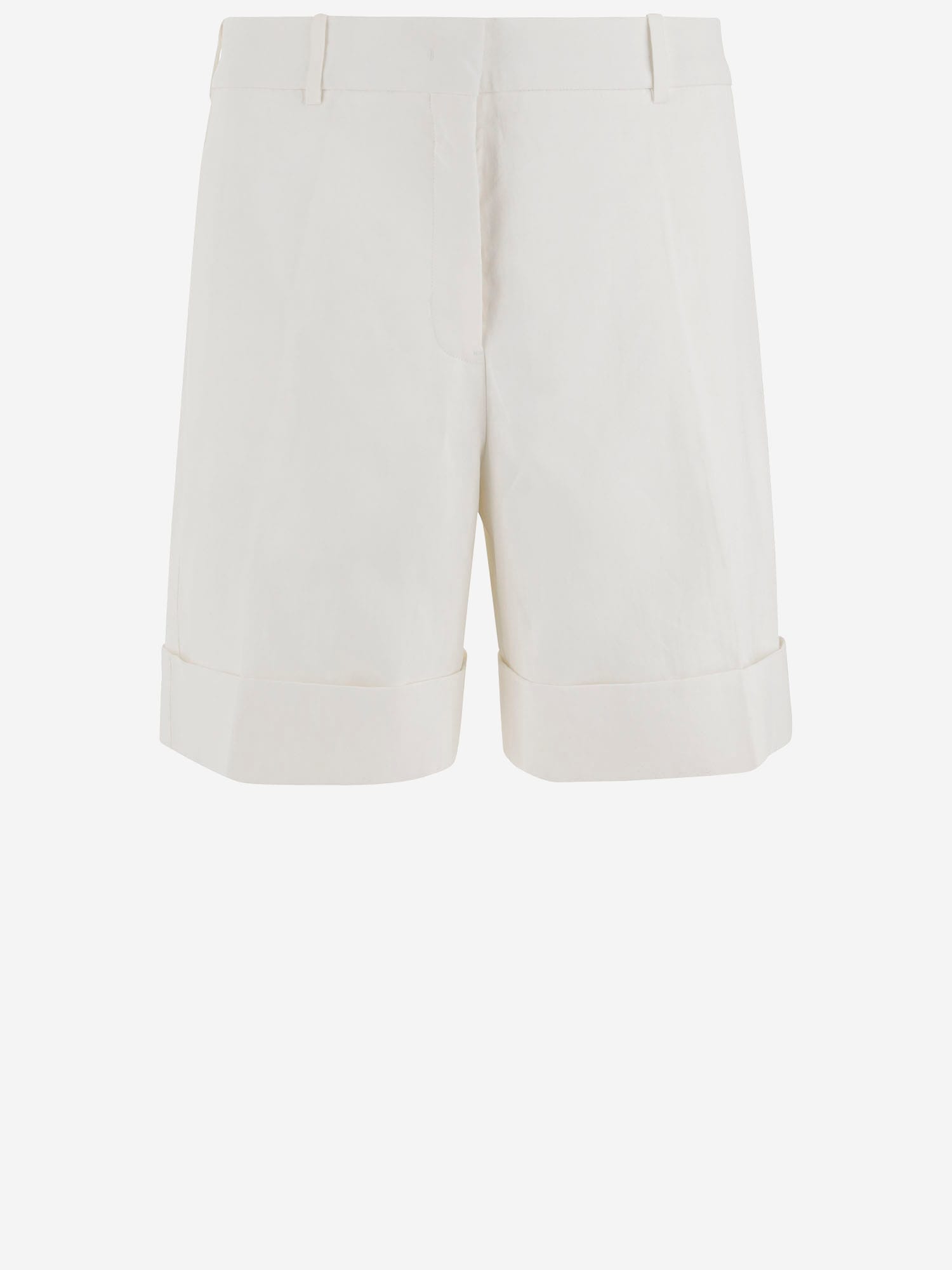 Shop Jil Sander Short Linen Pants