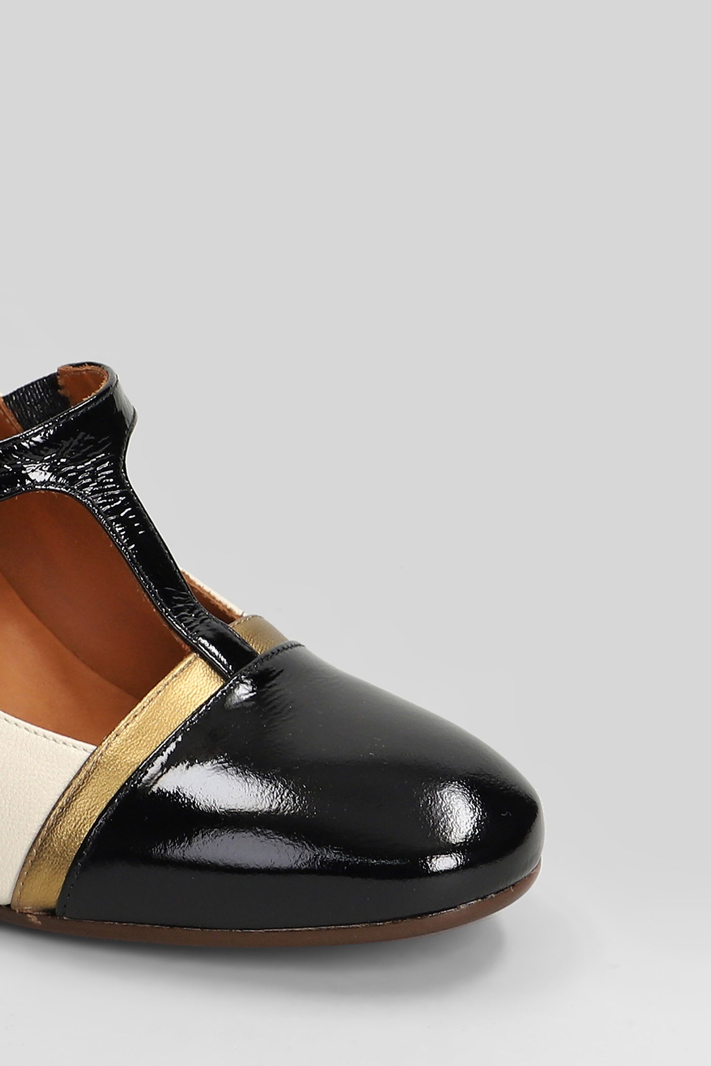 Chie Mihara 70mm T-bar Block-heel Pumps In Black