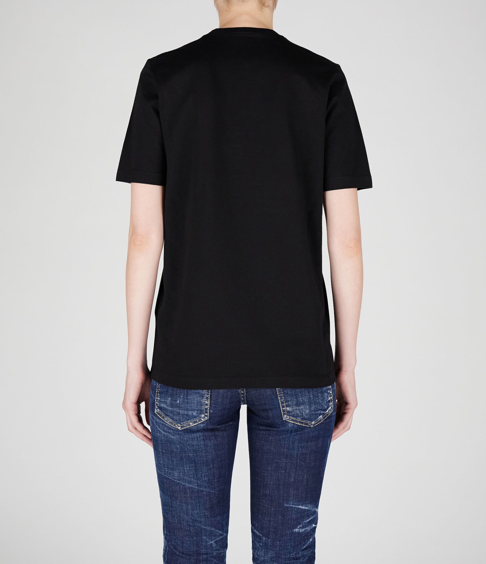 Shop Dsquared2 T-shirts In Black-white