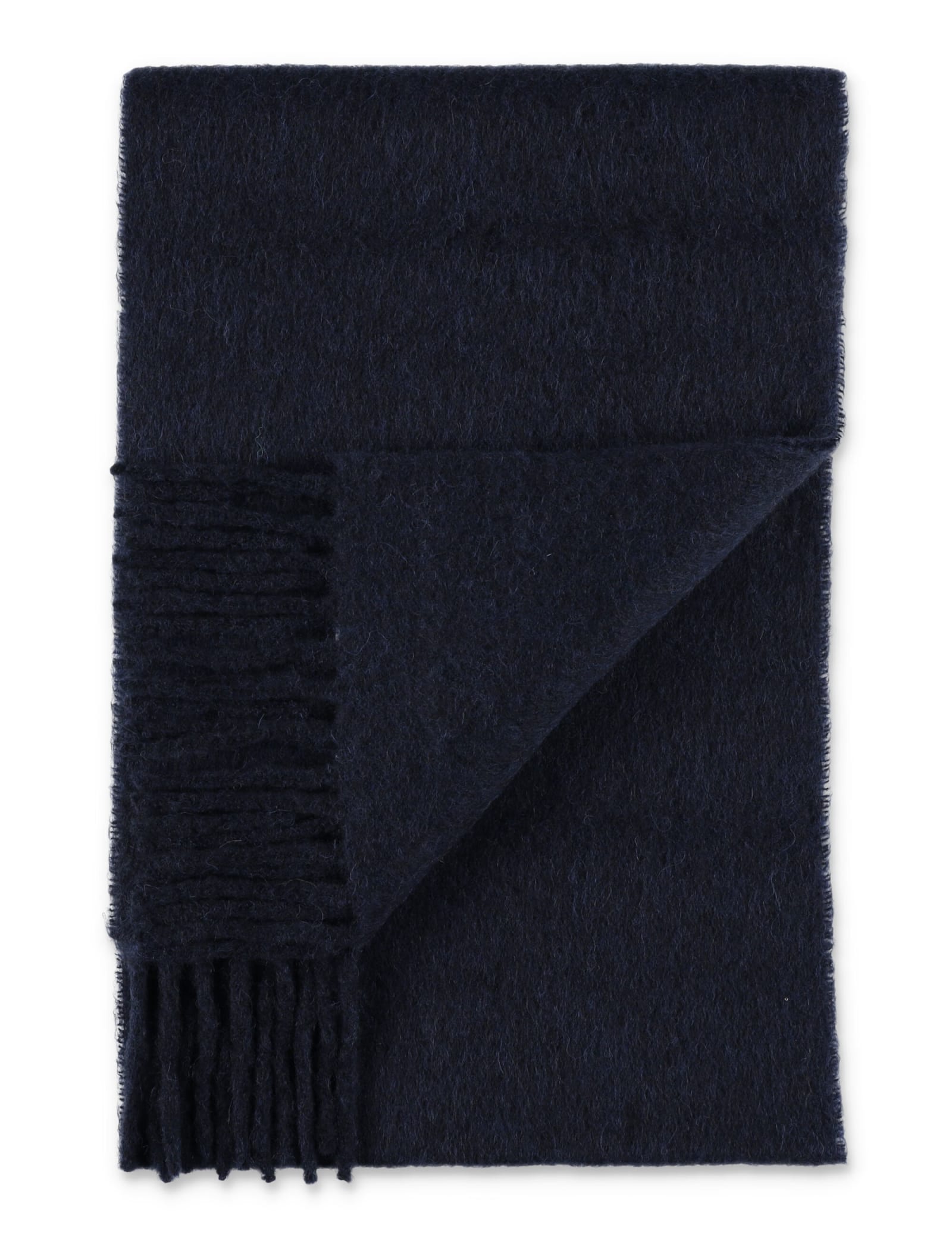 Marni Mohair Scarf In Blu Black