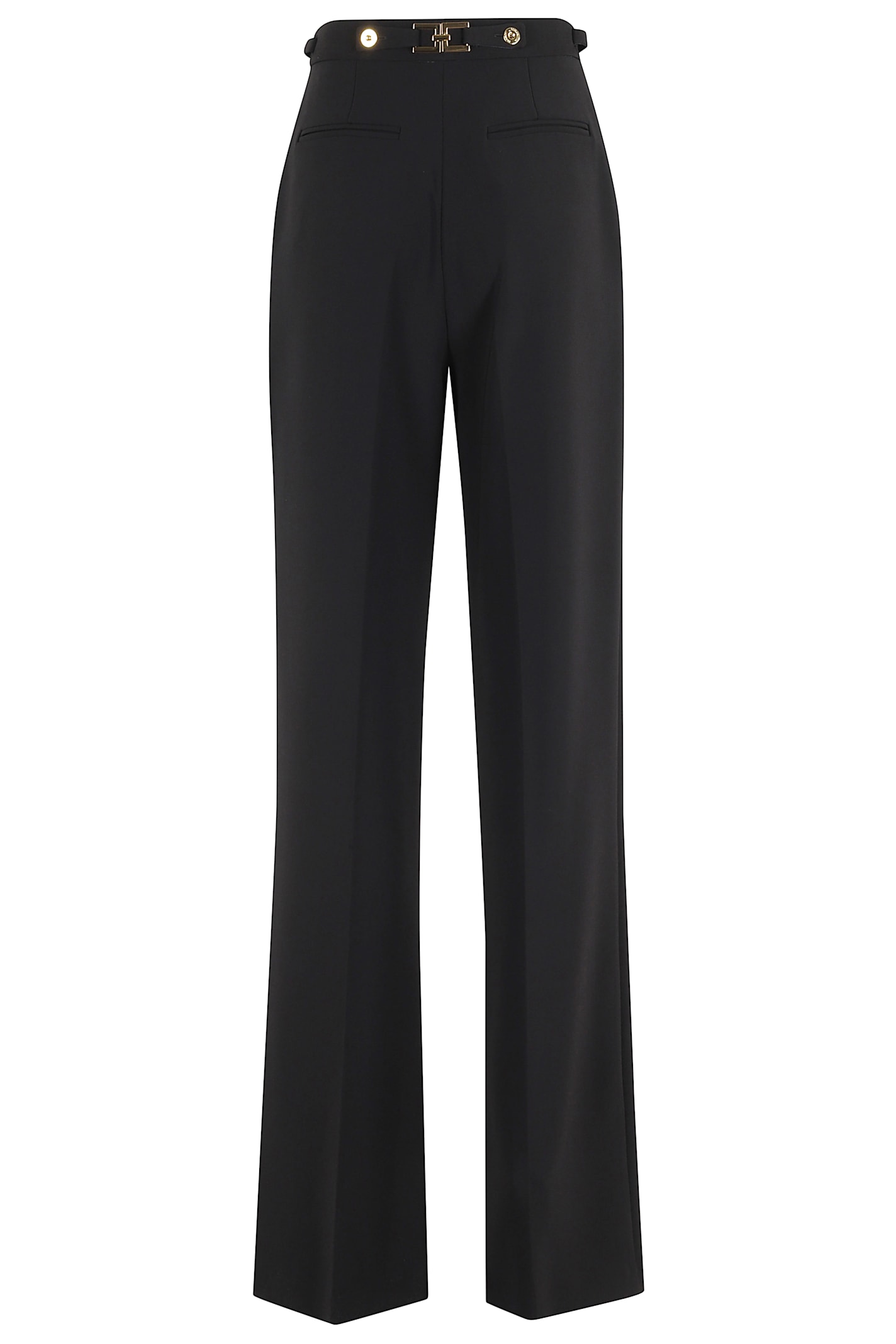Elisabetta Franchi Trousers With Pleats And Pockets In Multi