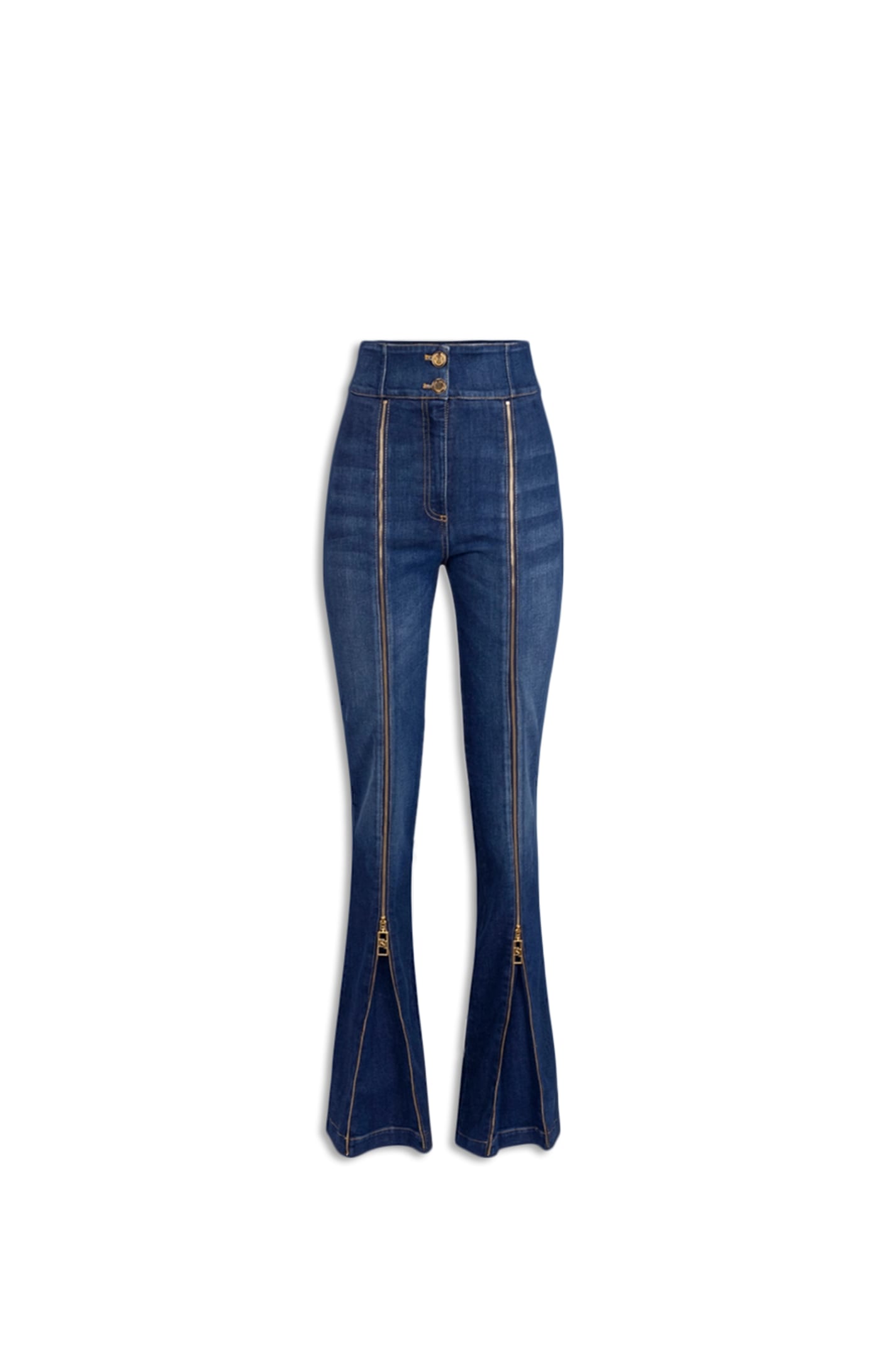 Shop Elisabetta Franchi Jeans In Blue