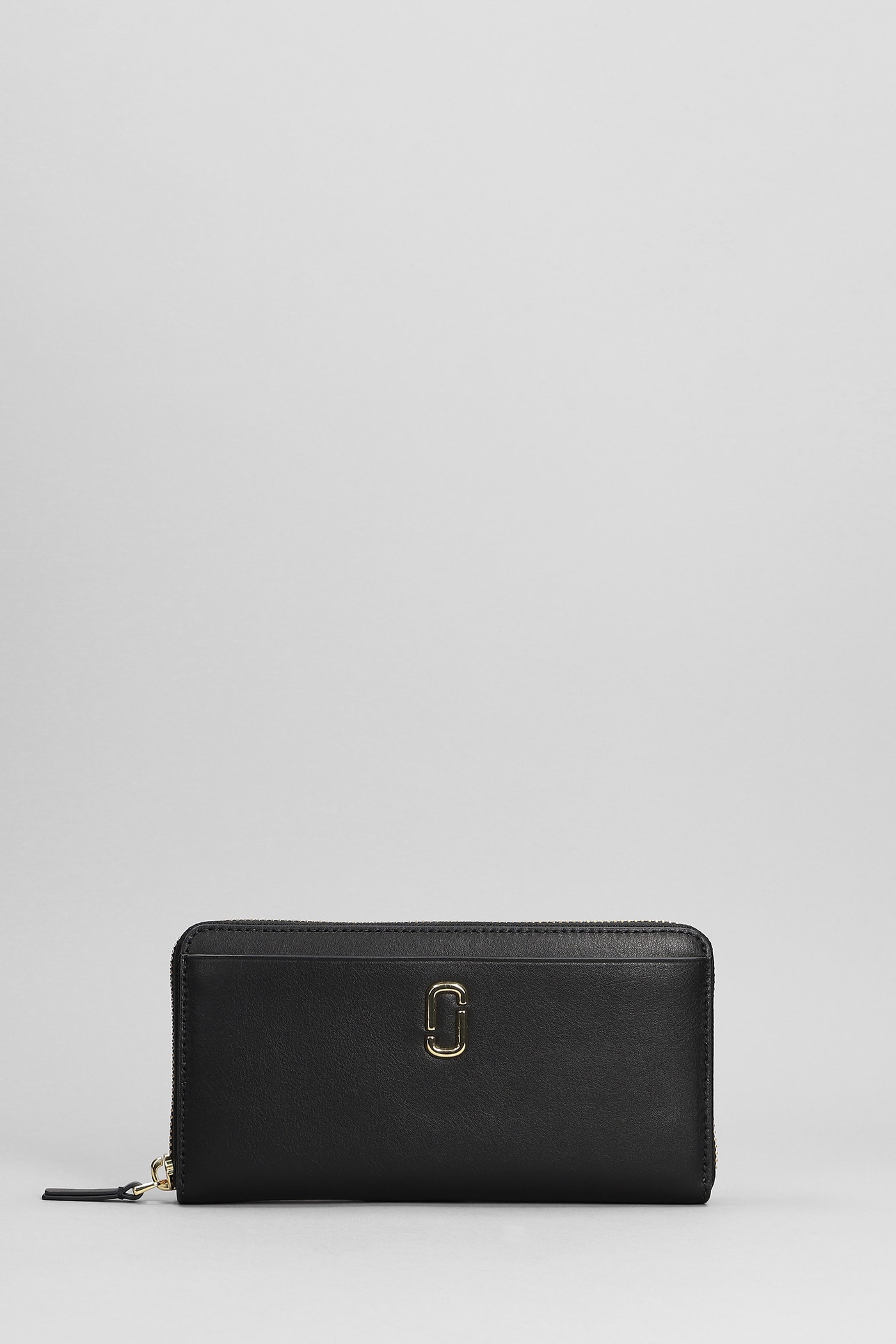 Shop Marc Jacobs The Continental Wallet In Black Leather