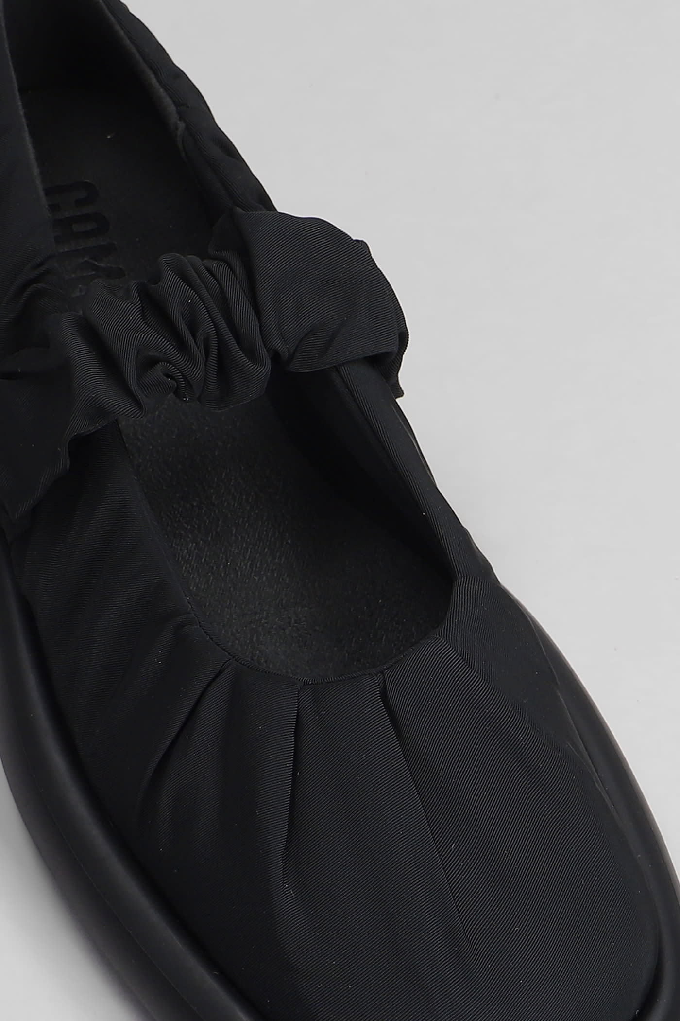 Shop Camper Onda Ballet Flats In Black Nylon