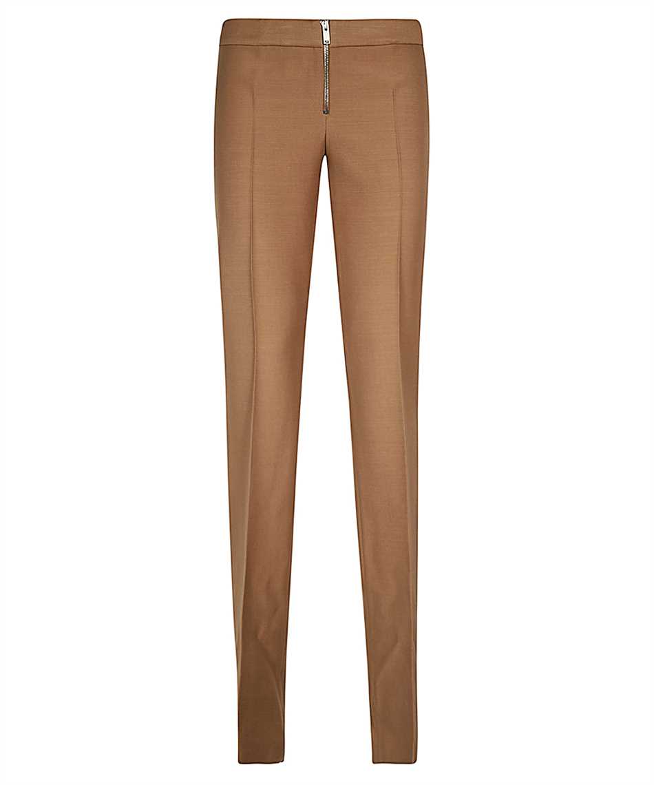 Shop Stella Mccartney Wool Trousers In Brown