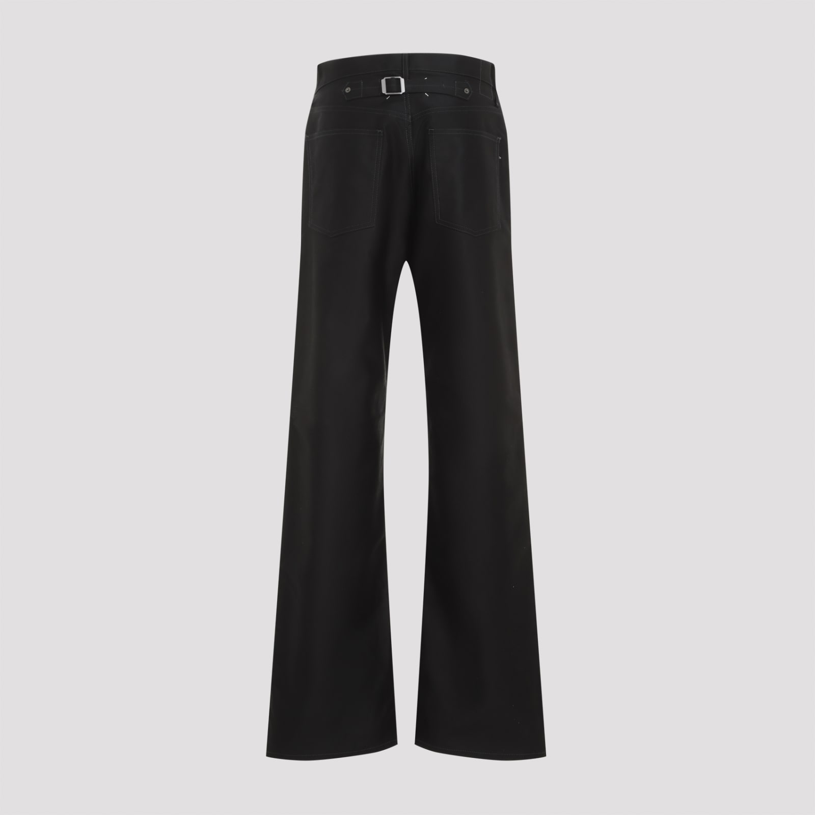 Shop Maison Margiela 5 Pockets Pants In Black