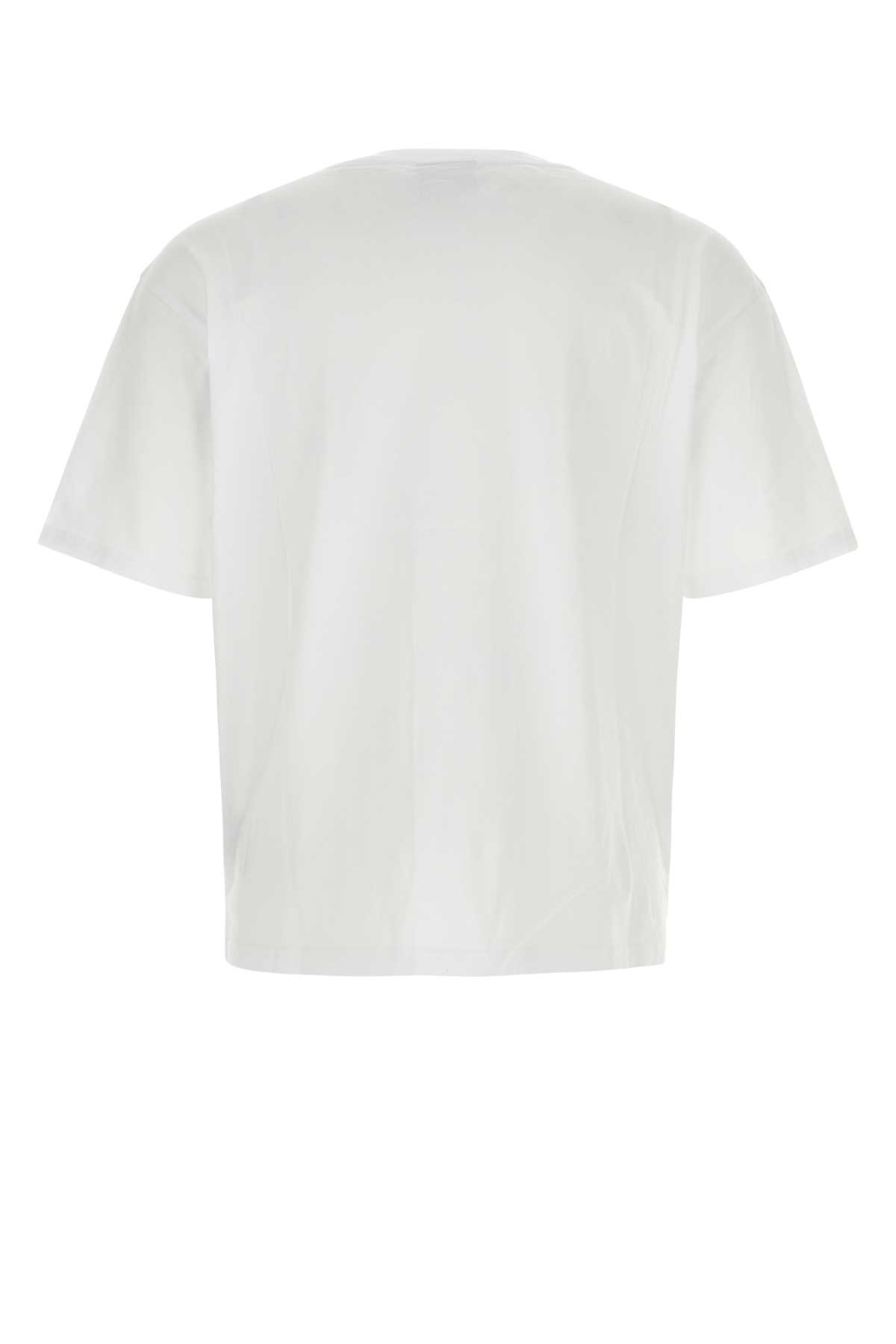Bluemarble White Cotton T-shirt In Wht