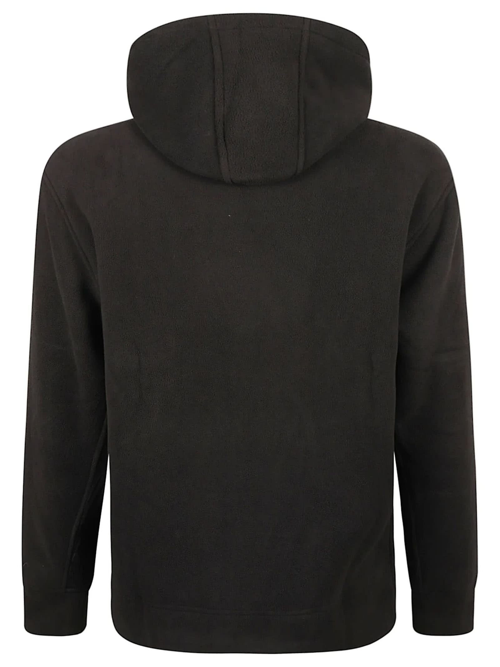 C.p. Company Black Wool Fleece Polar Hoodie Pullover | ModeSens