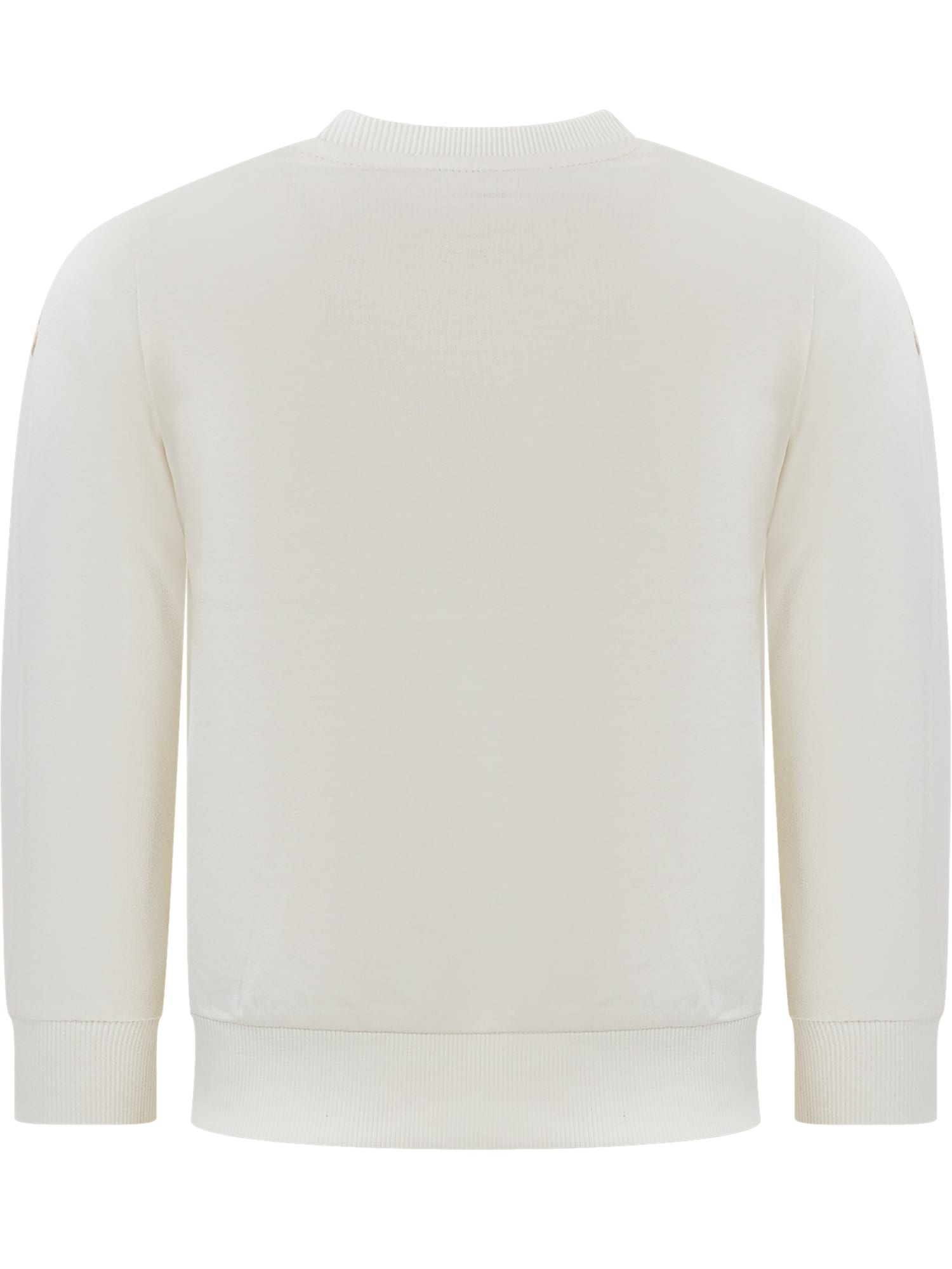Moncler Logo Sweatshirt In White