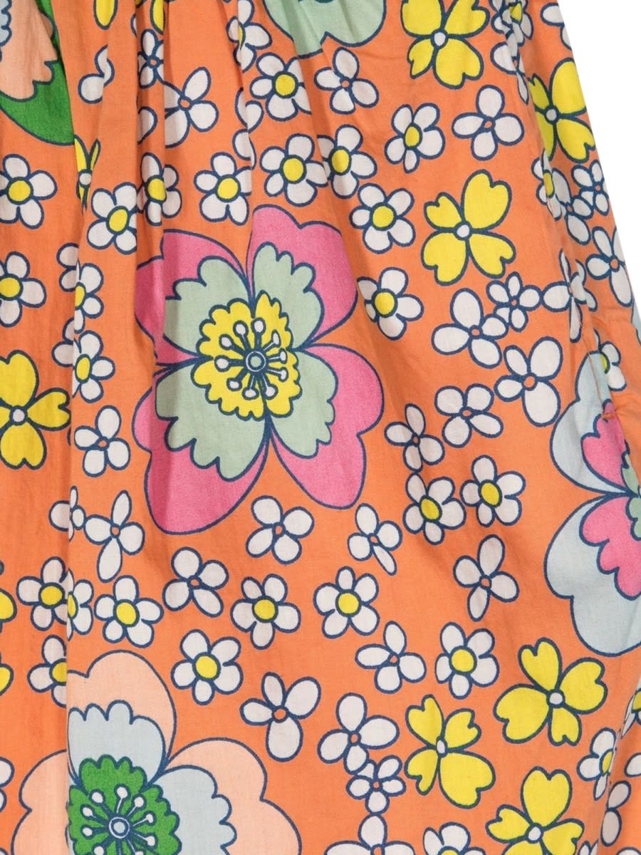 Stella Mccartney Floral-print Cotton Shorts In Multicolour