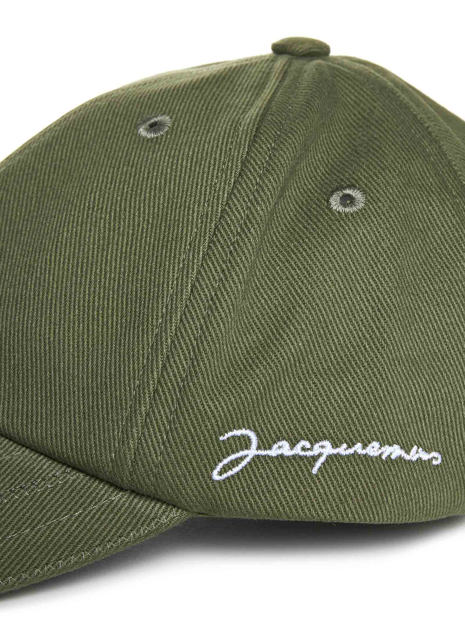 Jacquemus La Casquette Cotton Hat In Khaki