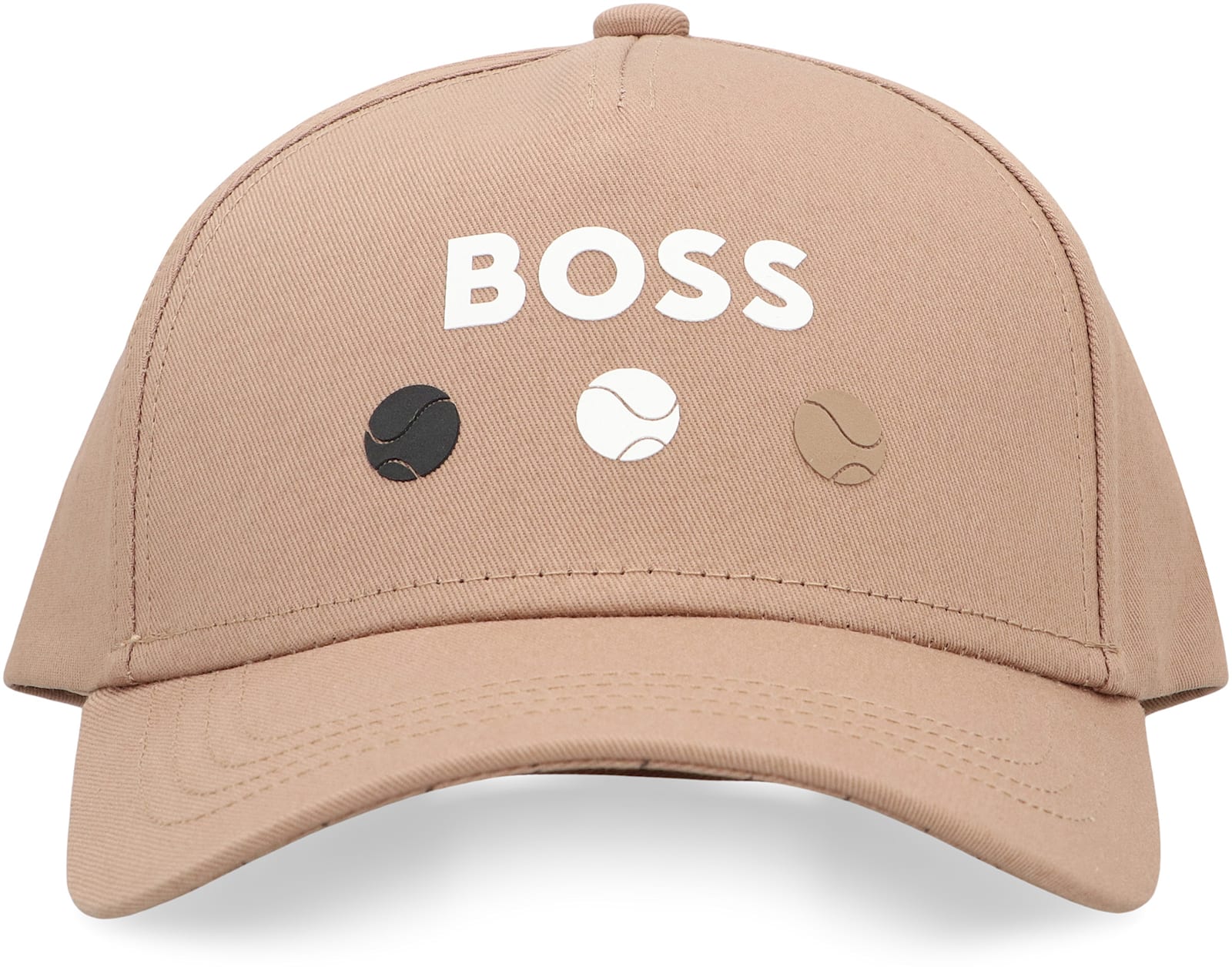 Hugo Boss Baseball Cap With Logo In Brown
