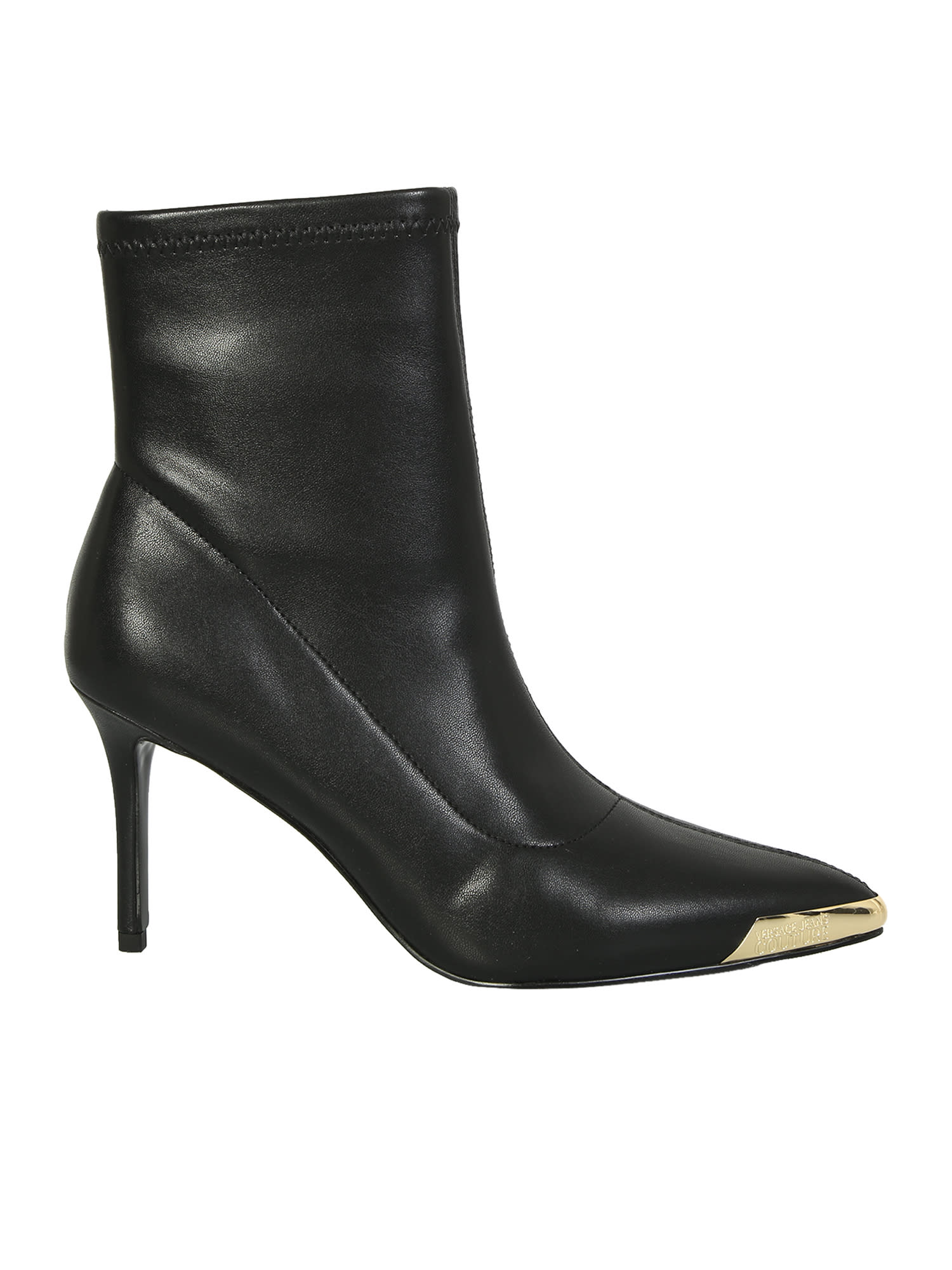 Versace Jeans Couture Boots Feature A Metal Toe And High Heel