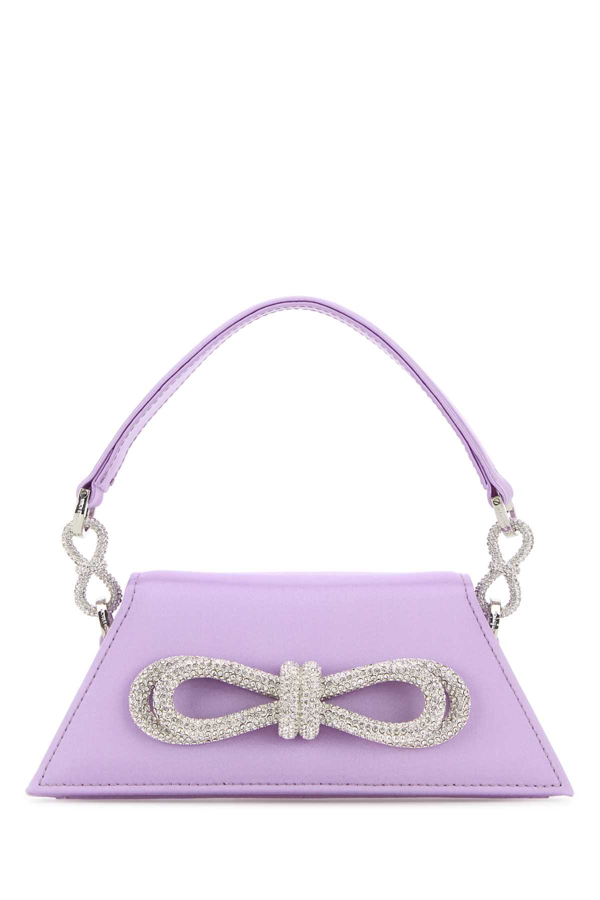 Lilac Satin Small Samantha Handbag