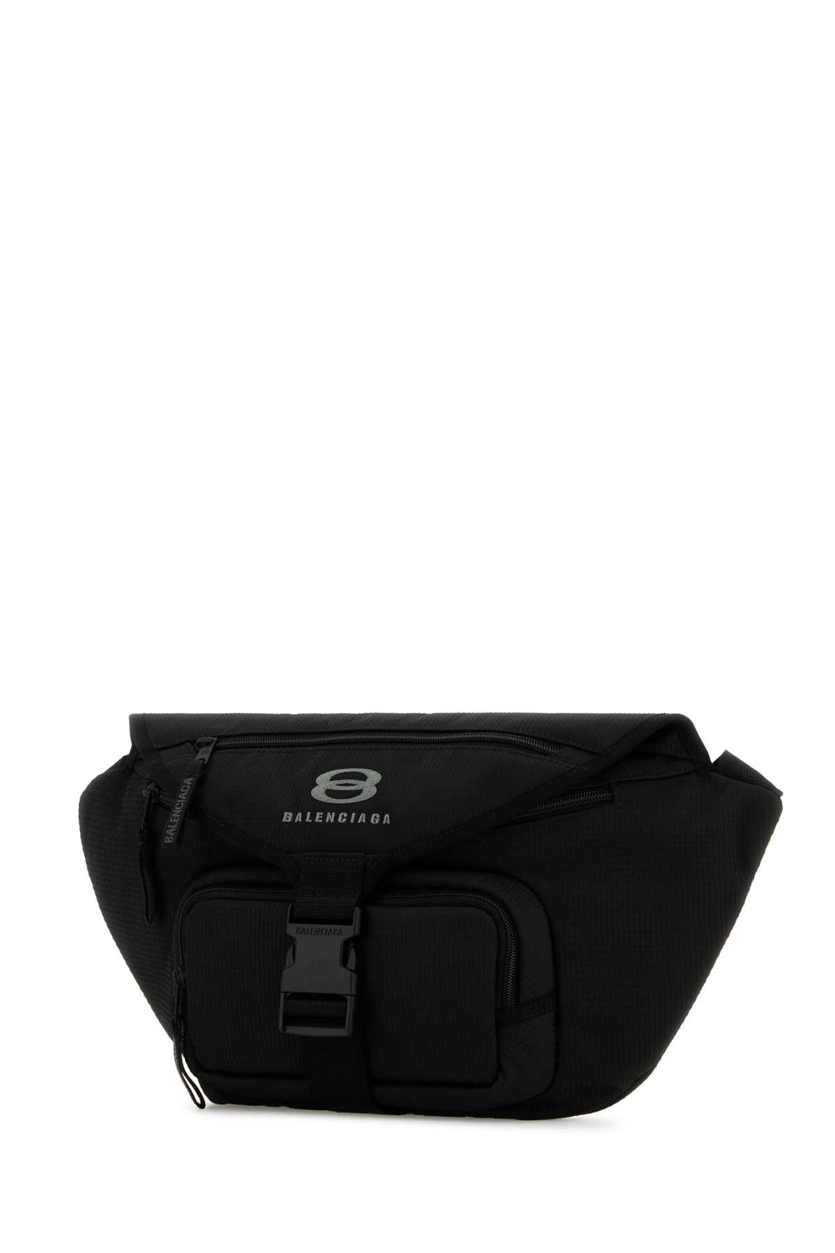 Shop Balenciaga Black Fabric Large Unity Belt Bag