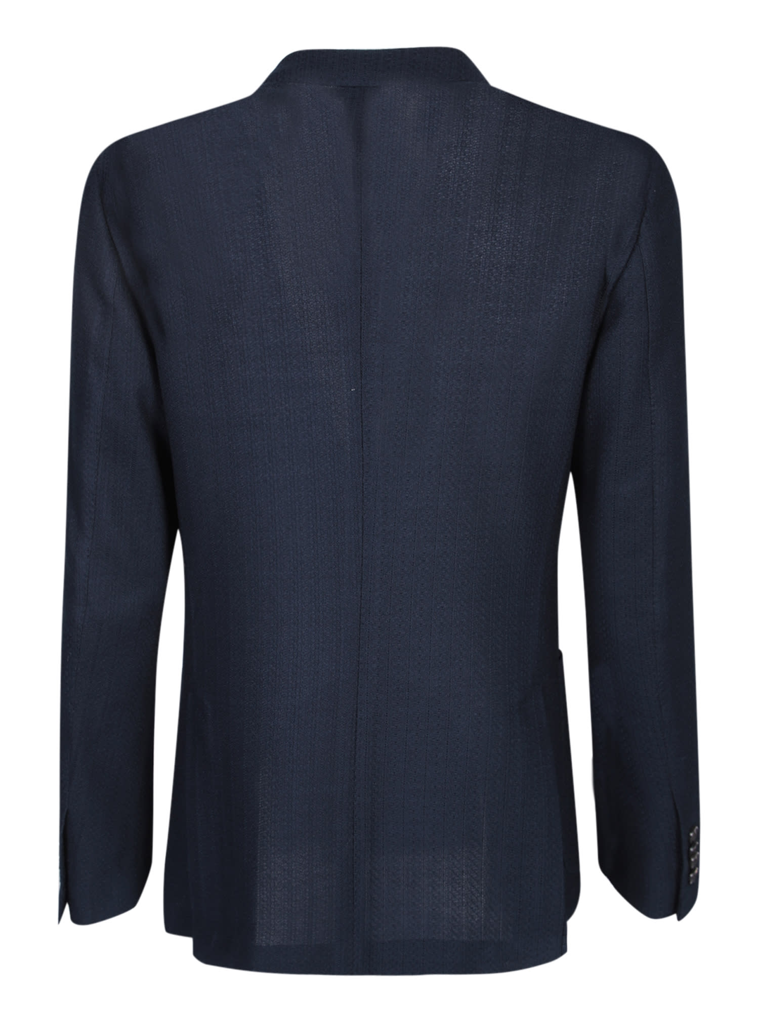 Lardini Blue Cotton Jacket In Blue