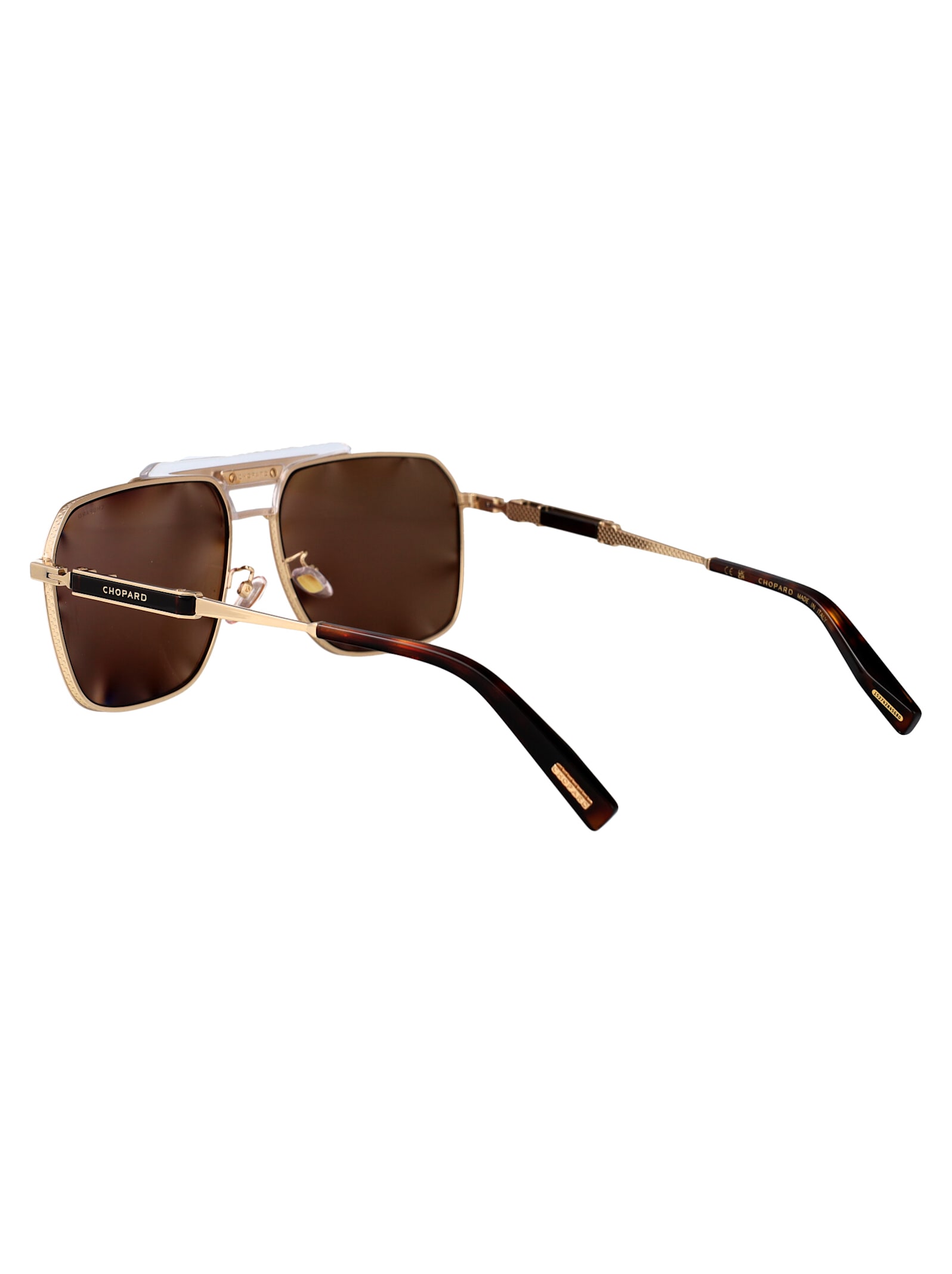 Chopard Schl31 Sunglasses In Oro Rose Lucido