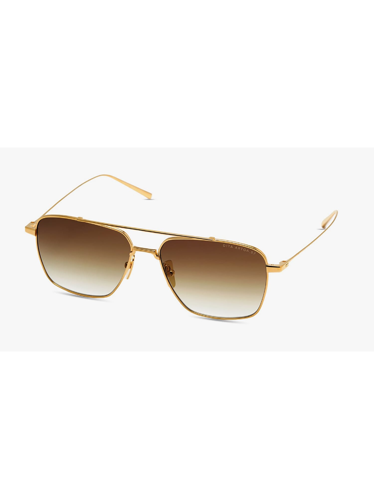 サングラス DITA Dita - ARTOA.57 - yellow gold (ARTOA 57 YELLOW GOLD) ARTOA.57 - DITA Eyewear Official
