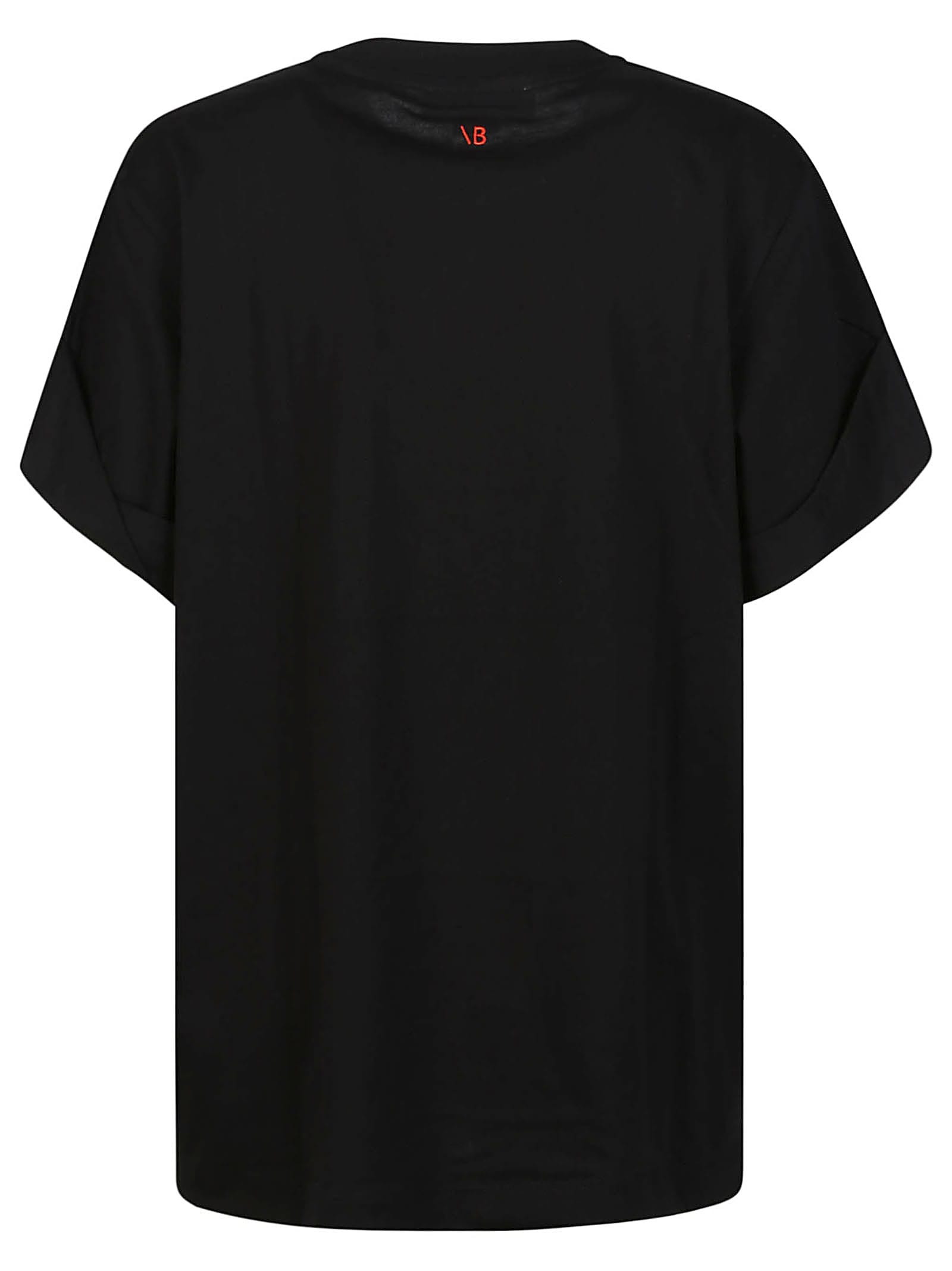 Shop Victoria Beckham Slogan T-shirt In Black