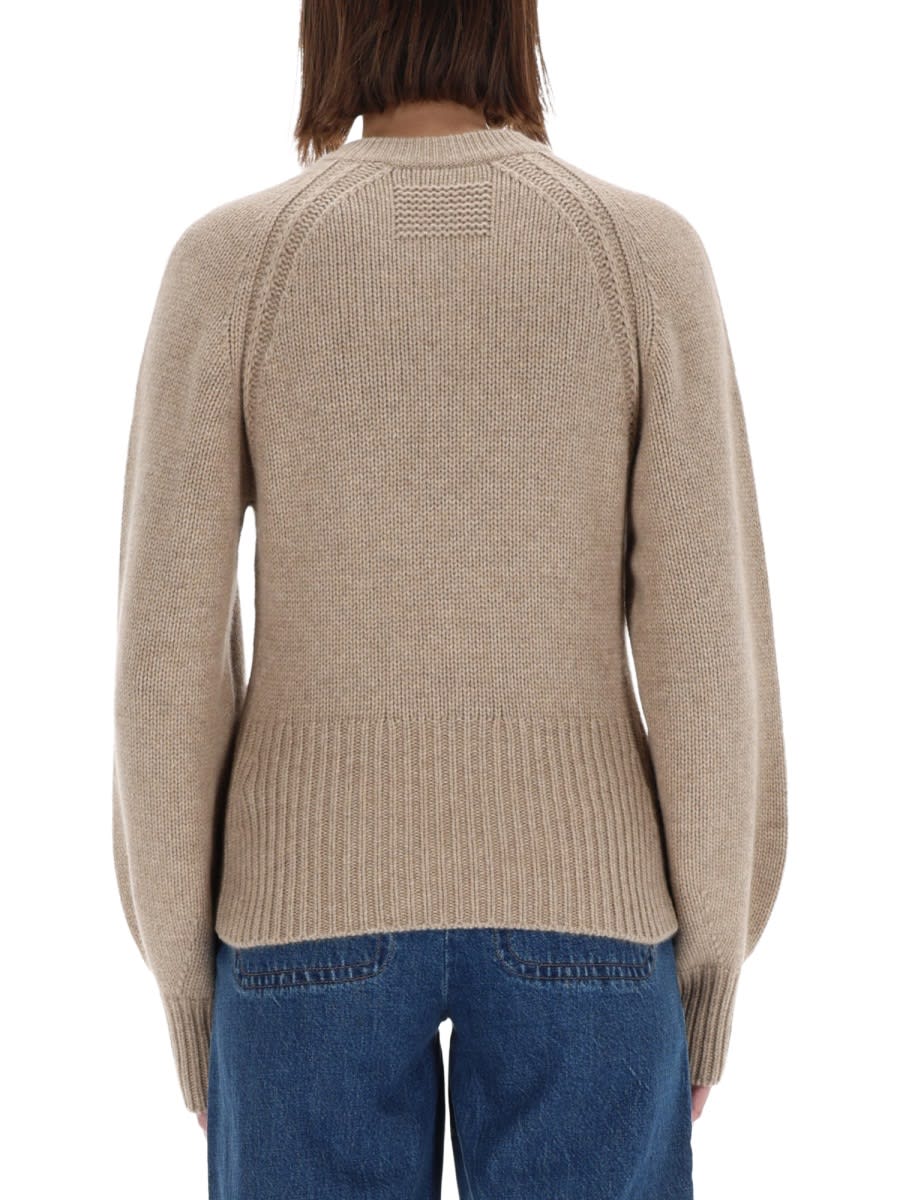 Guest In Residence "sculpted" Cardigan In Nude