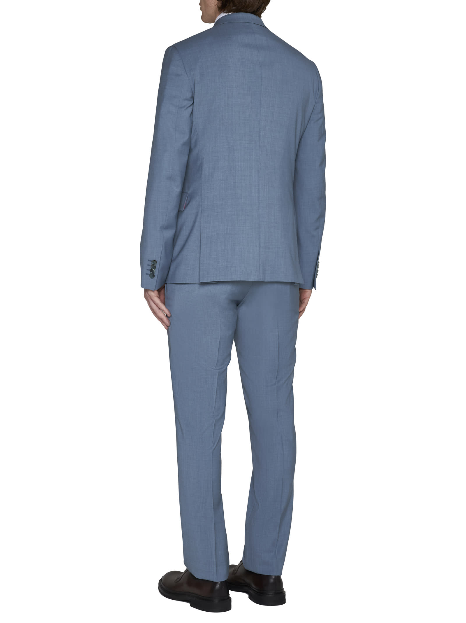 Shop Paul Smith Suit In Ptblu