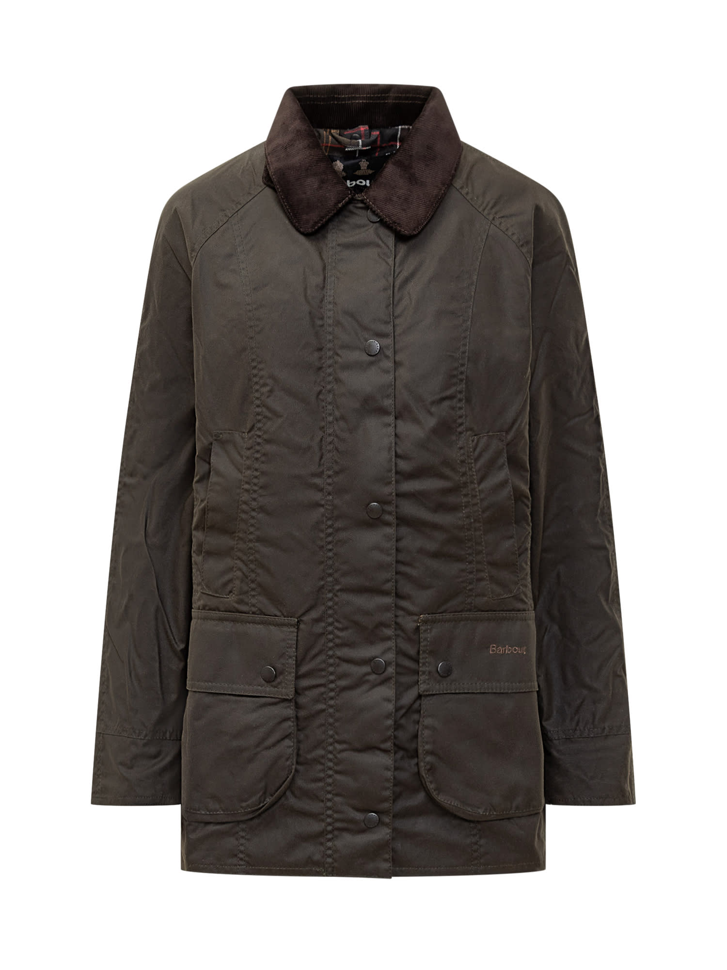 Shop Barbour Beadnell Trench In Olive