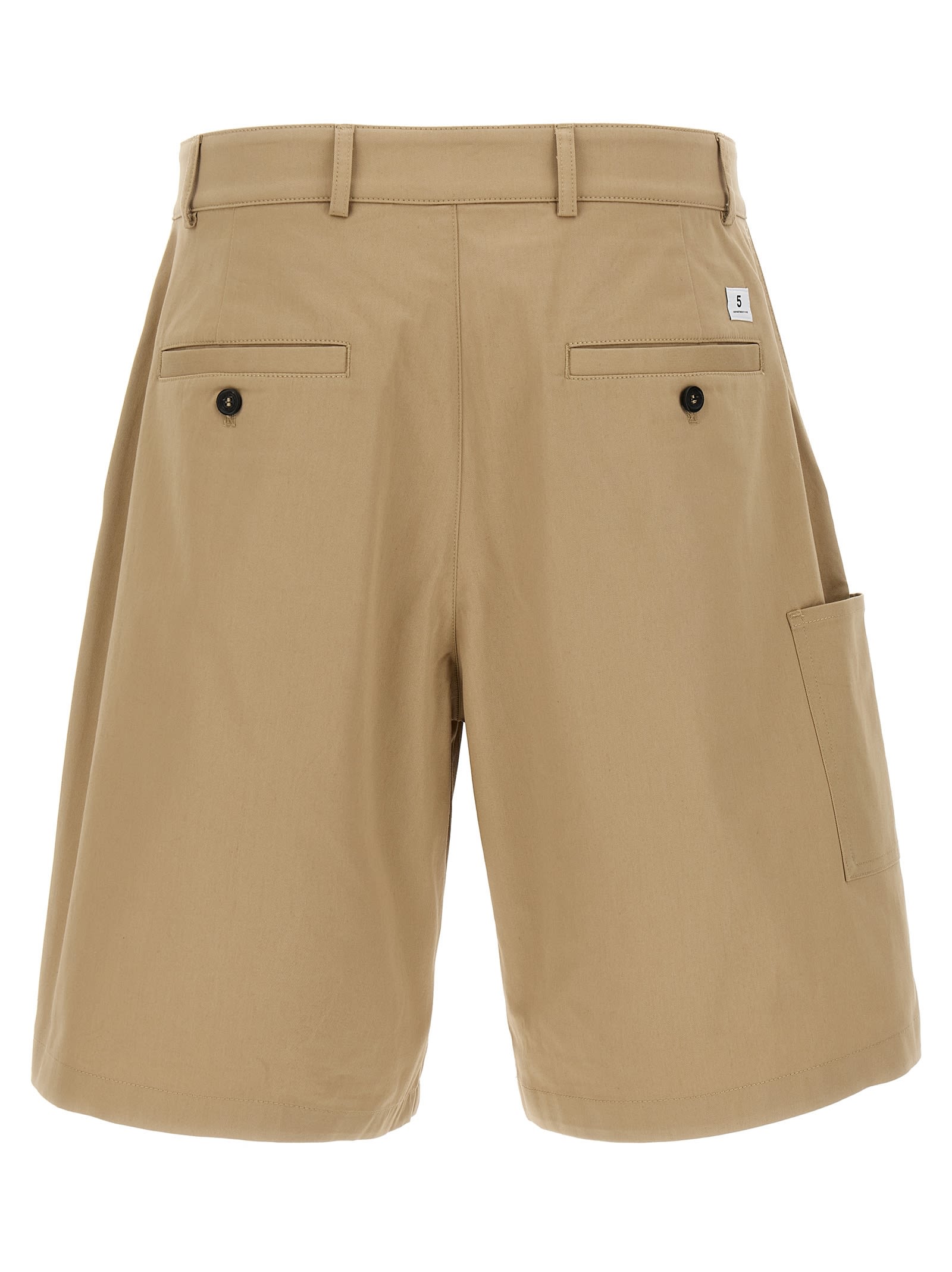 Department Five Department 5 'easy' Bermuda Shorts In Beige