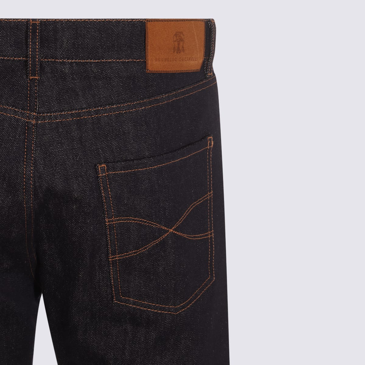 Brunello Cucinelli Men Iconic Fit Denim Cotton Jeans In Black