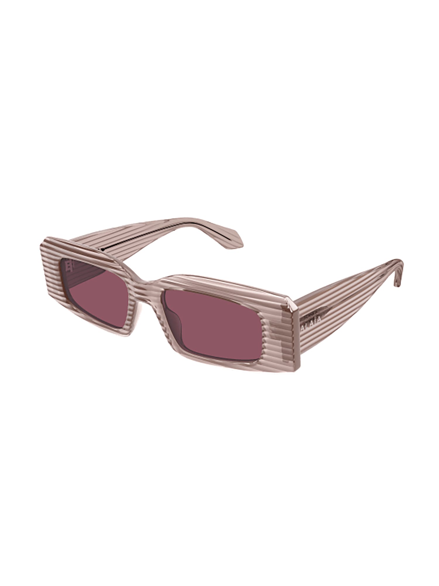 Alaïa Aa0078s-009brown-brown-violet In Pink