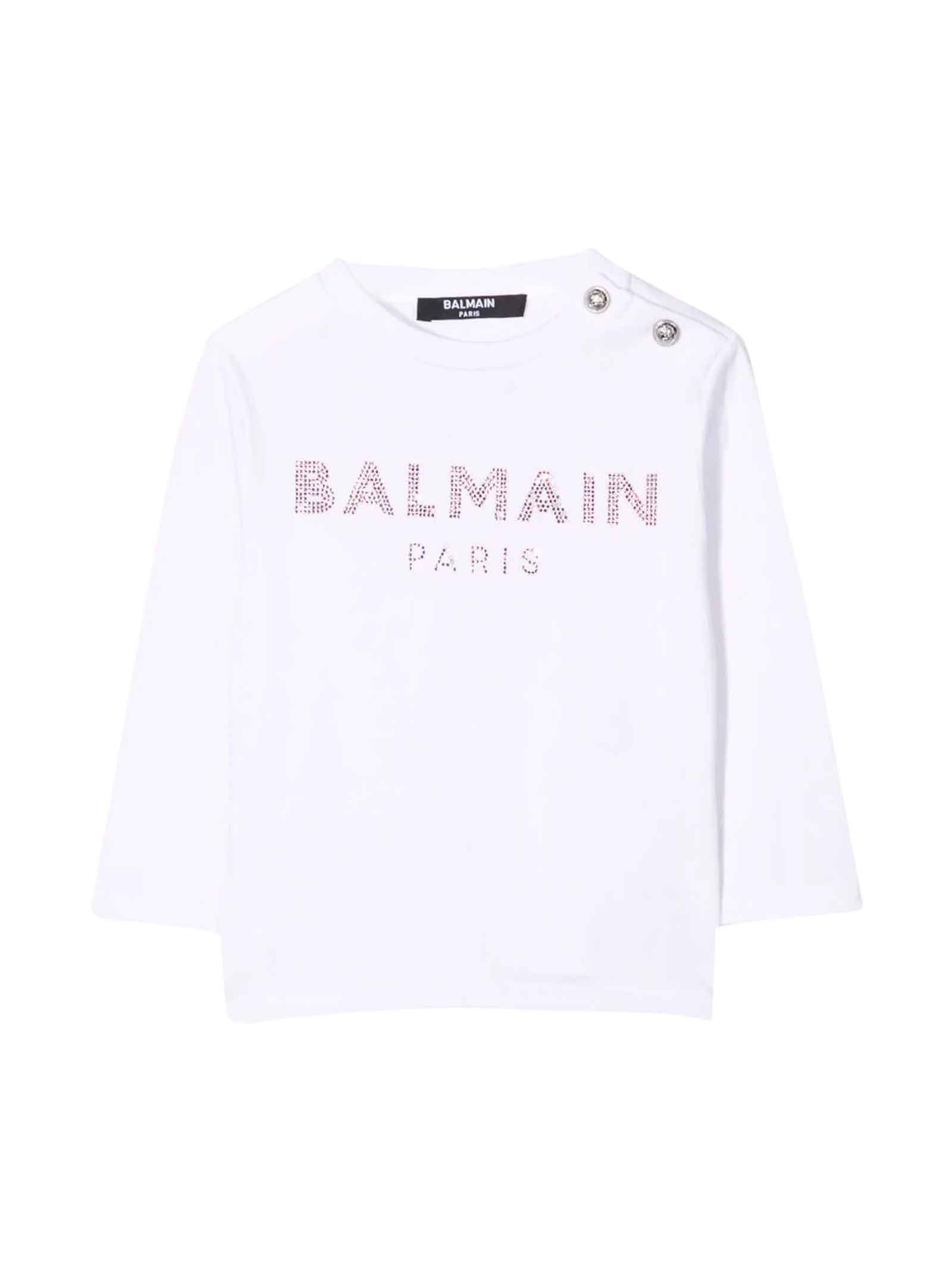 Balmain White Girl T-shirt