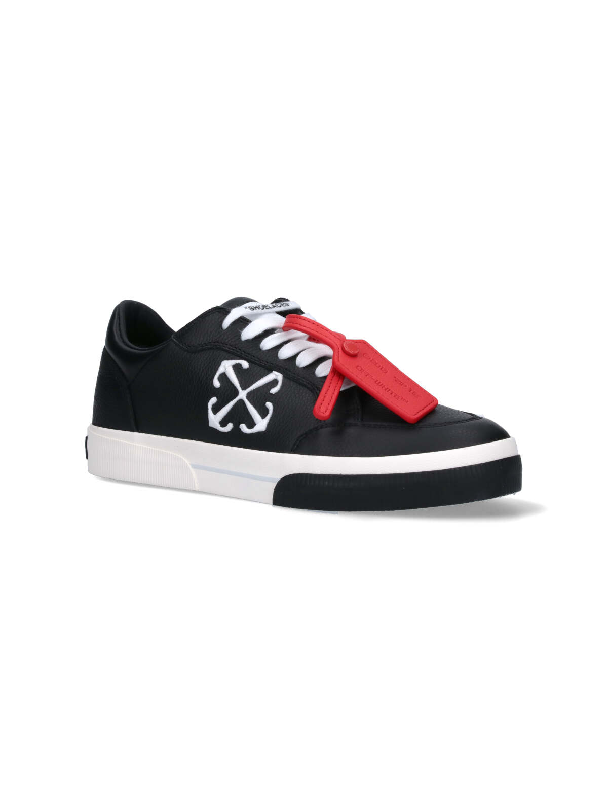Shop Off-white New Vulcanized Sneakers In Black