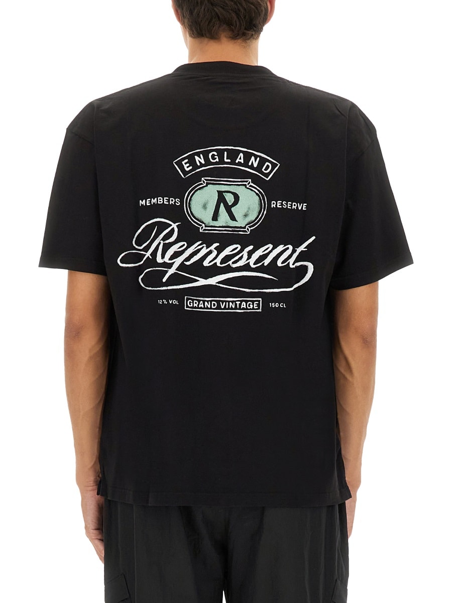 Represent "grand Vintage" T-shirt In Black