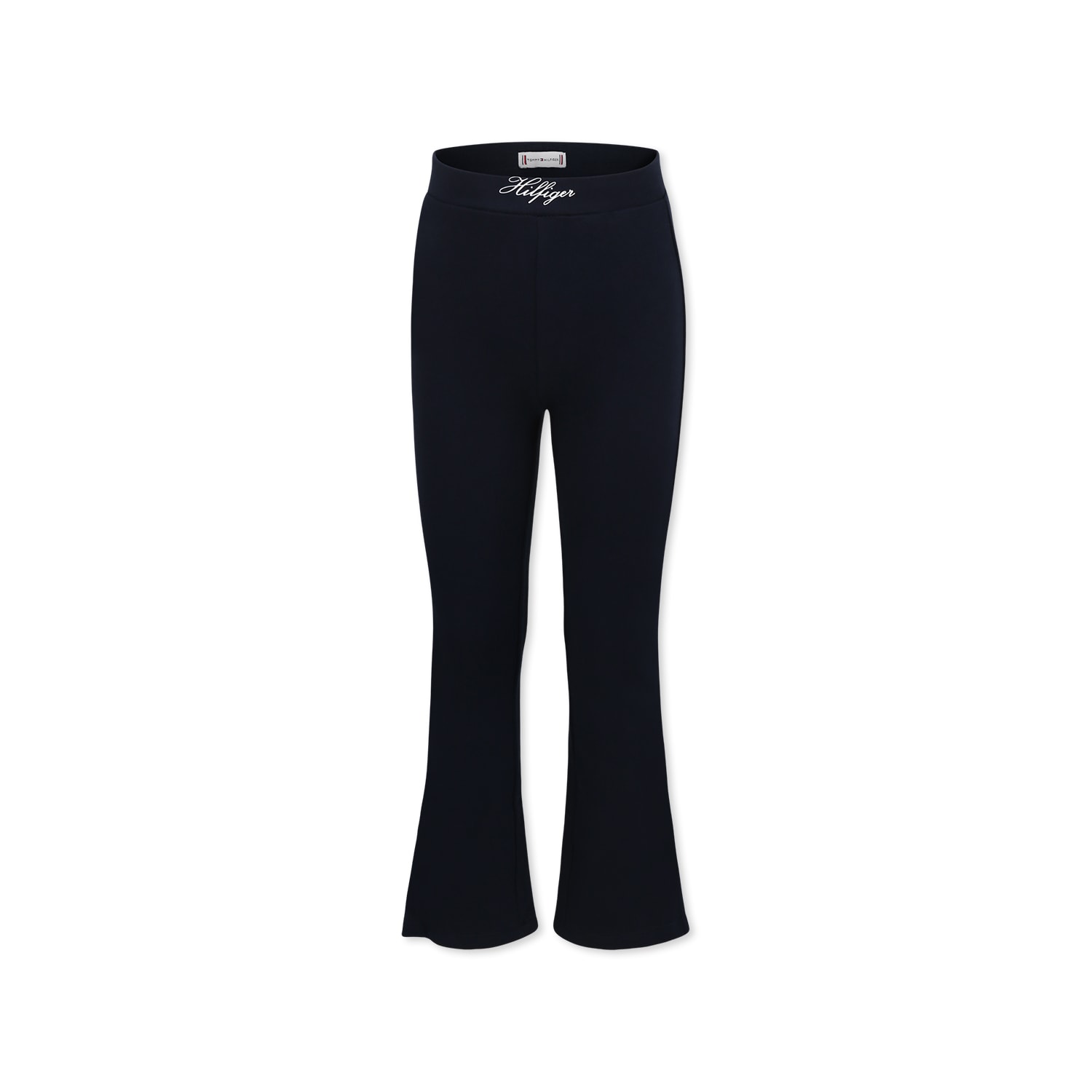 Tommy Hilfiger Blue Trousers For Girl With Logo In Blue