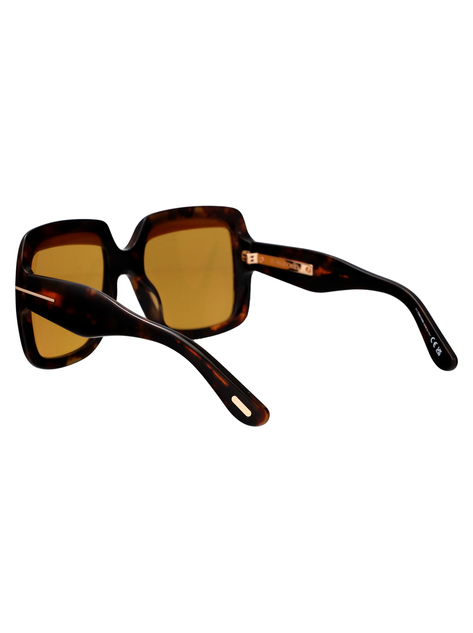 Tom Ford Eyewear Square-frame Sunglasses In 52e Havana