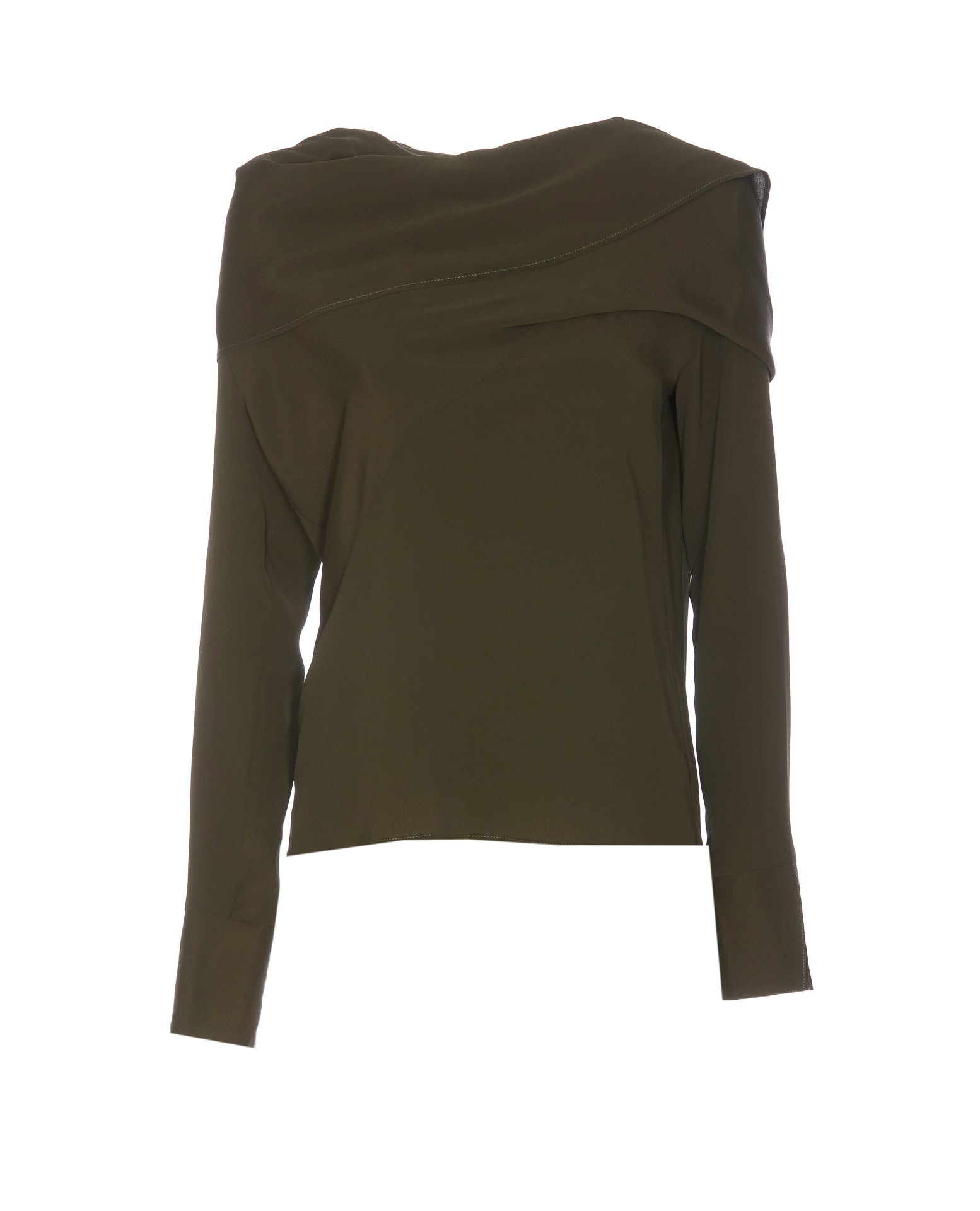 Shop Pinko Blok Blouse In Green