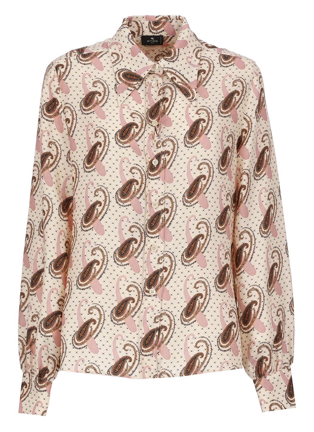 Silk Shirt With Paisley Pattern