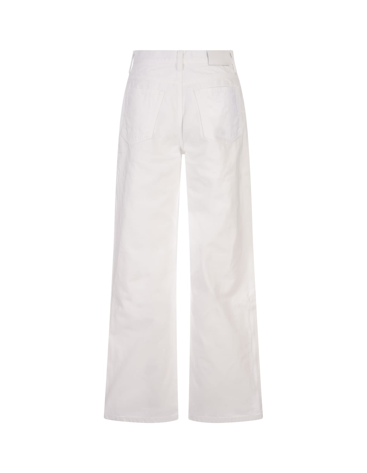 Shop Purple Brand Wide Side Cut Out Jeans In White