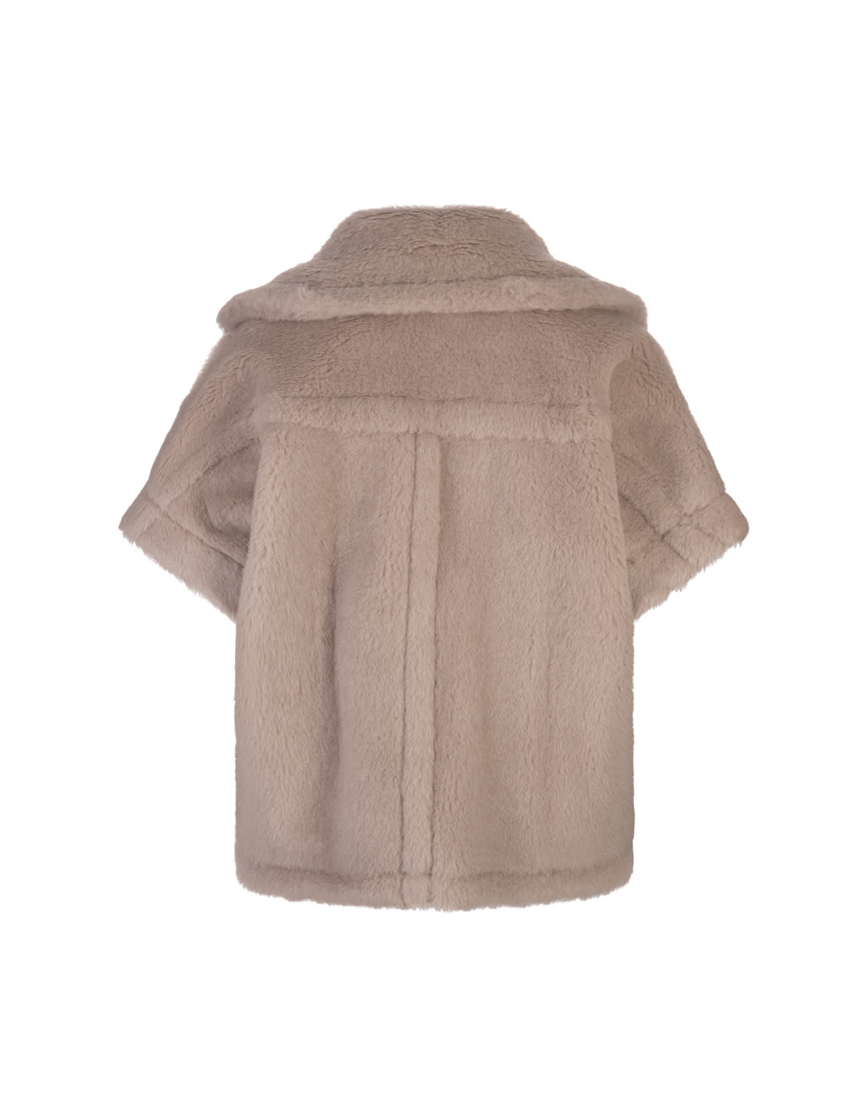 Shop Max Mara Sand Newmanto Cape In Cacha